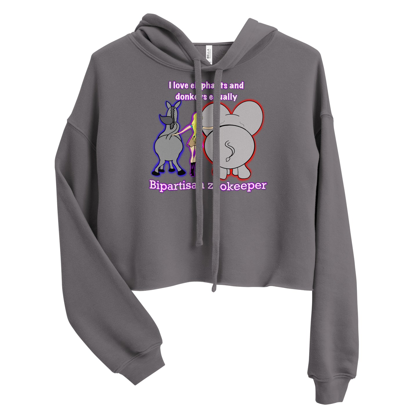 Bipartisan Zookeeper Crop Hoodie
