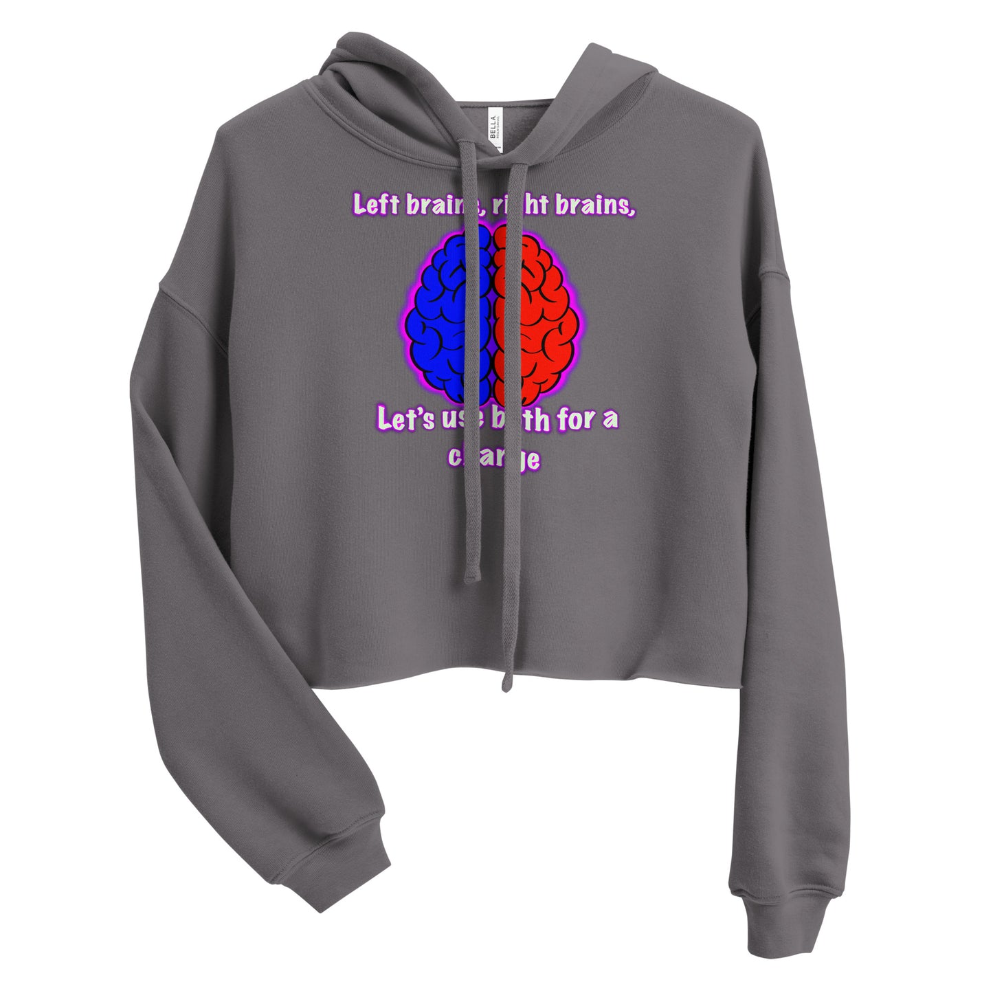 Let's use both Crop Hoodie
