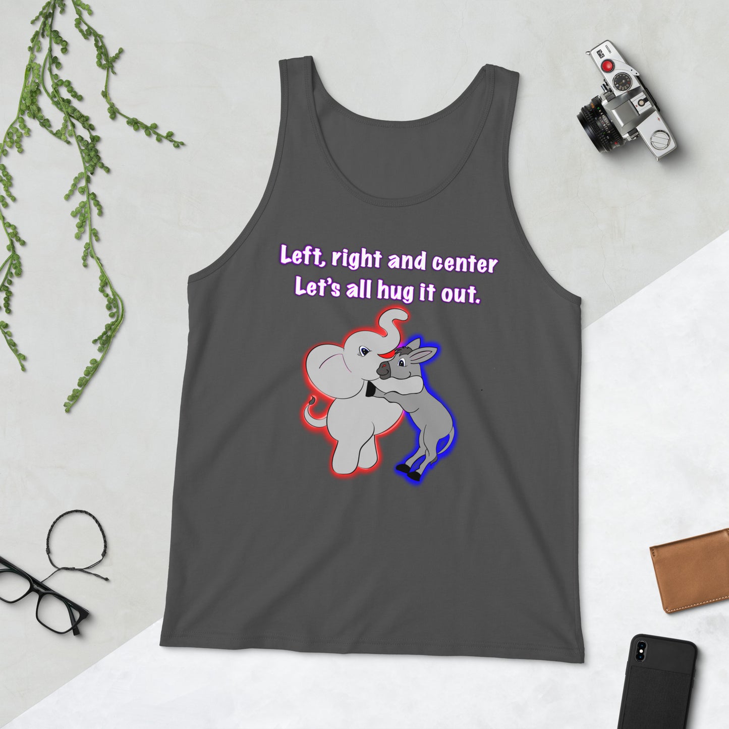Let's hug it out Men's Tank Top