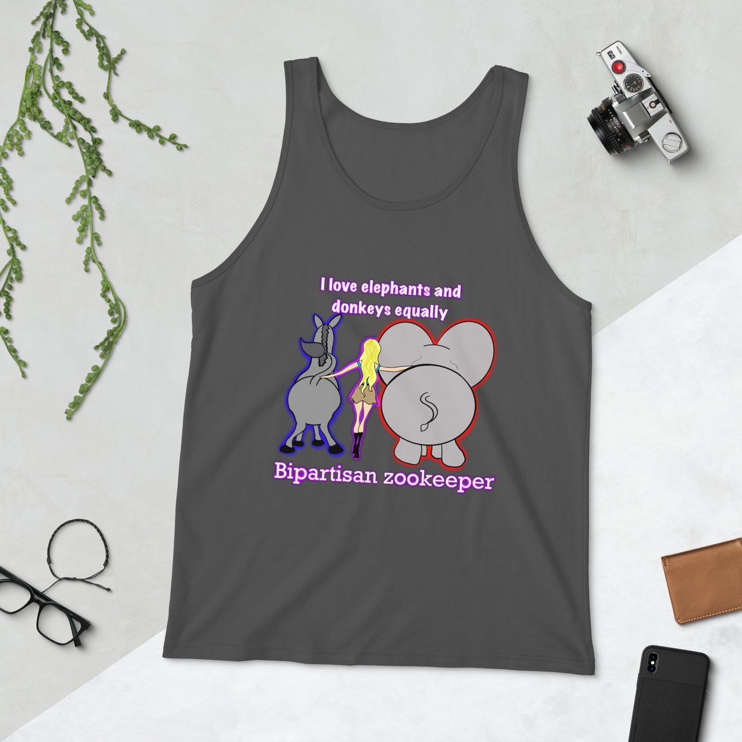 Bipartisan Zookeeper Men's Tank Top