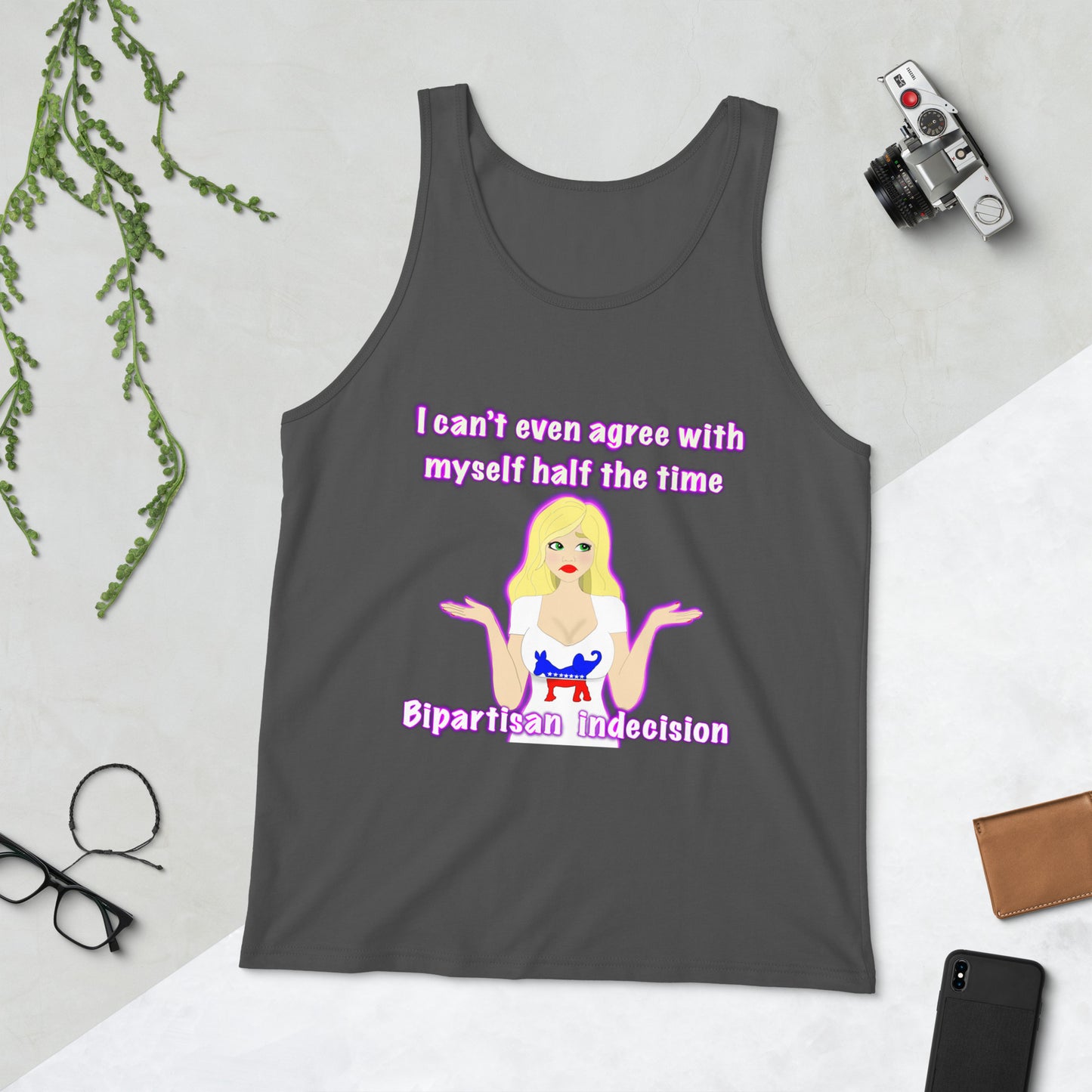 Bipartisan indecision Men's Tank Top