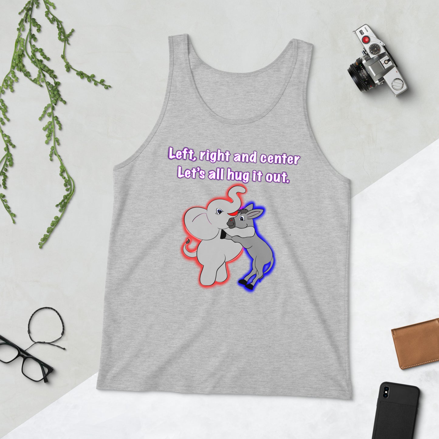 Let's hug it out Men's Tank Top