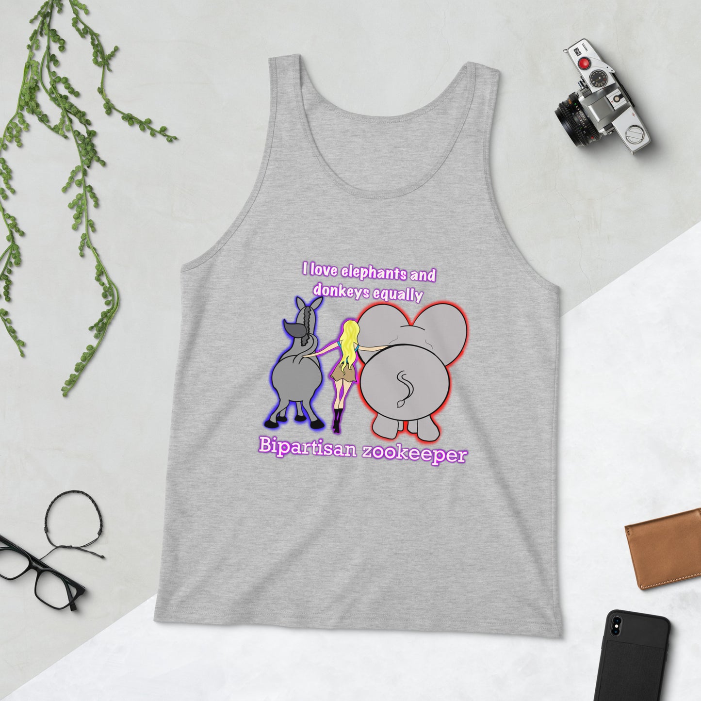 Bipartisan Zookeeper Men's Tank Top