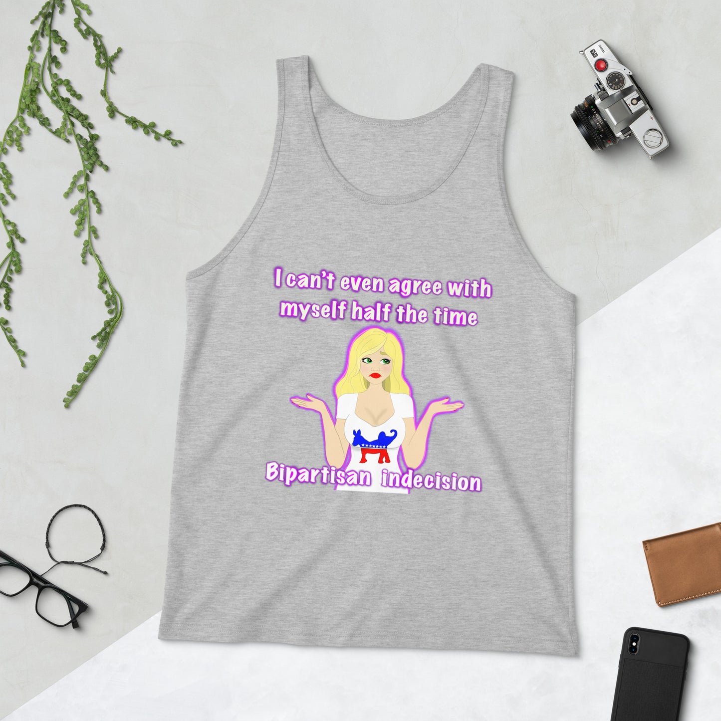 Bipartisan indecision Men's Tank Top