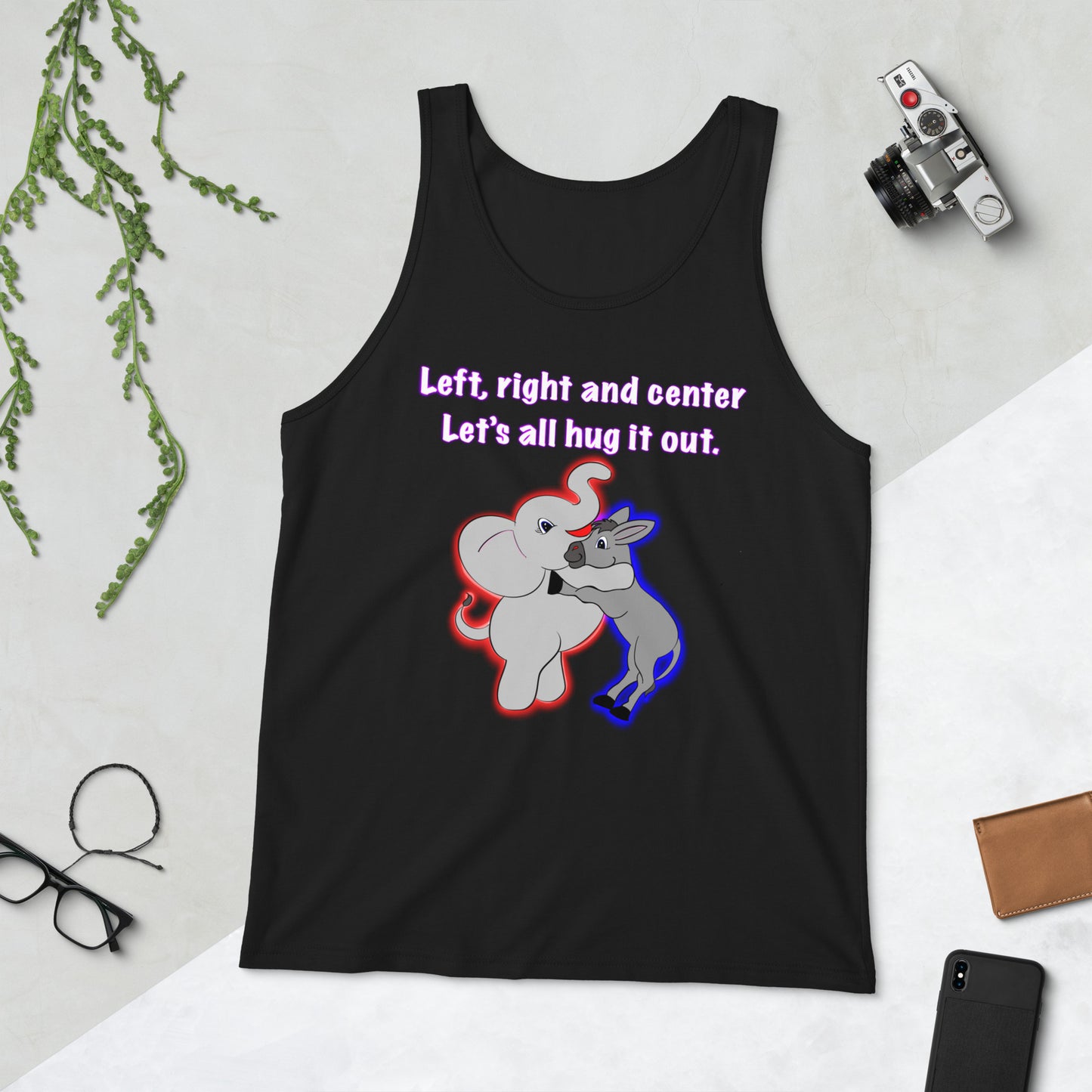 Let's hug it out Men's Tank Top