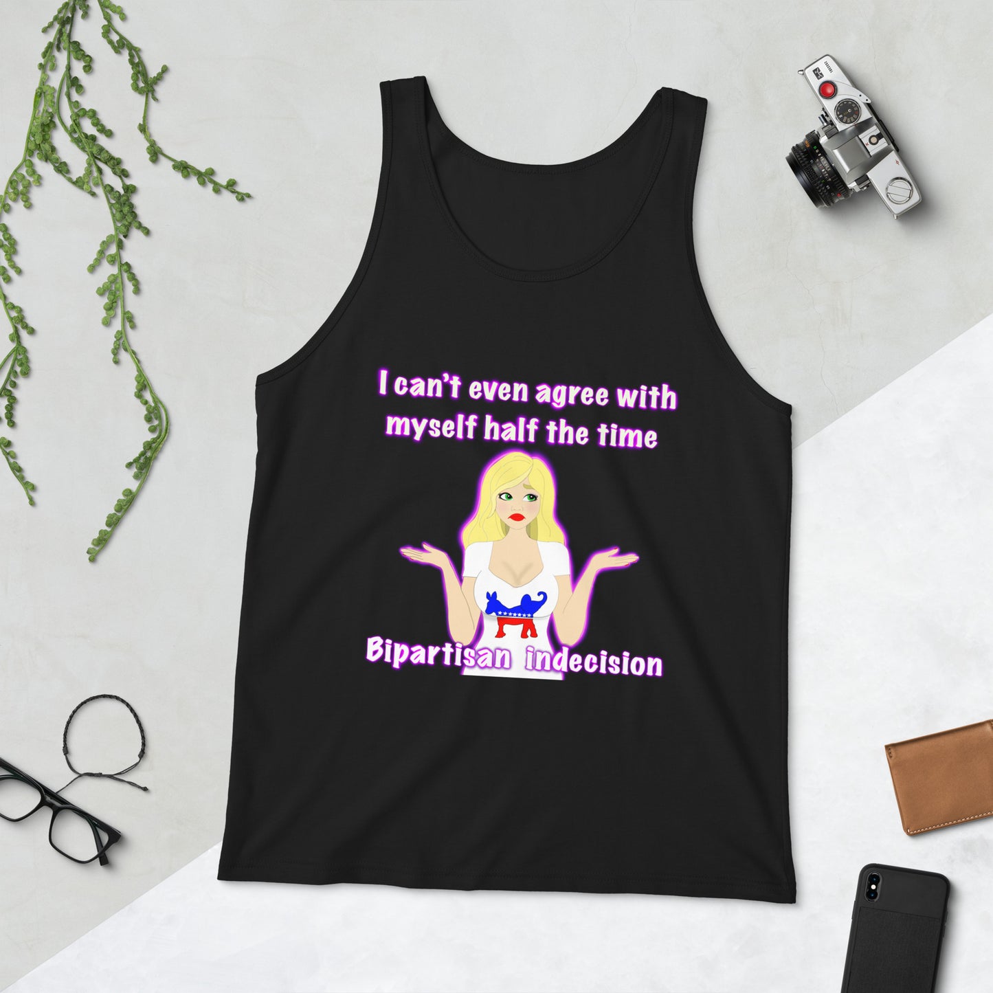 Bipartisan indecision Men's Tank Top