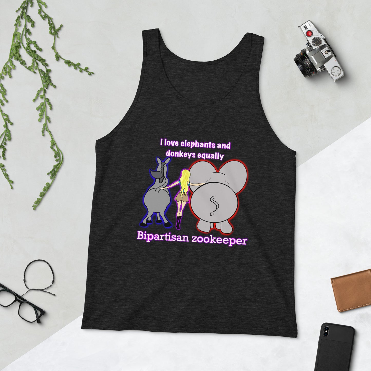 Bipartisan Zookeeper Men's Tank Top