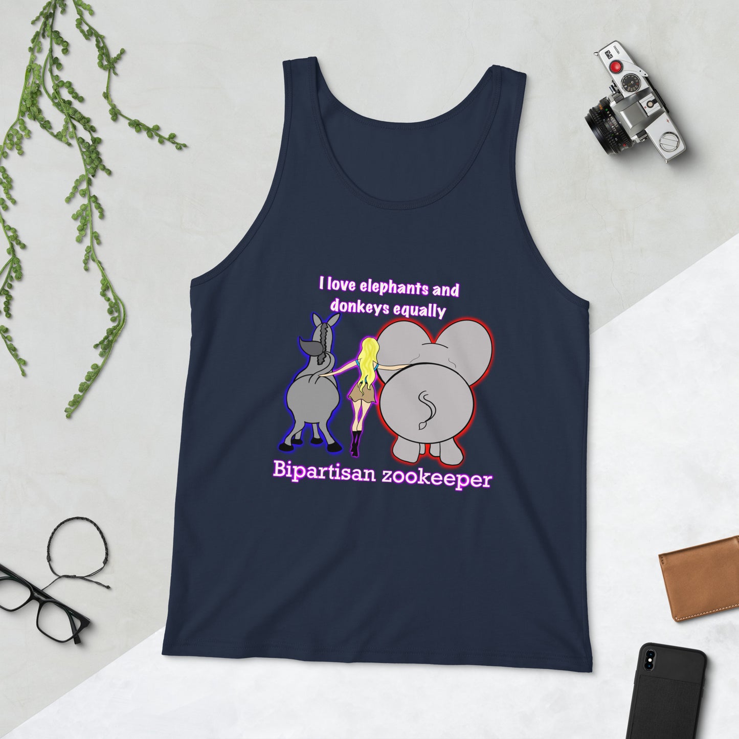 Bipartisan Zookeeper Men's Tank Top
