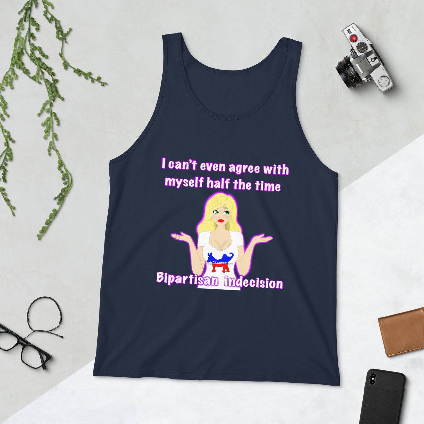 Bipartisan indecision Men's Tank Top