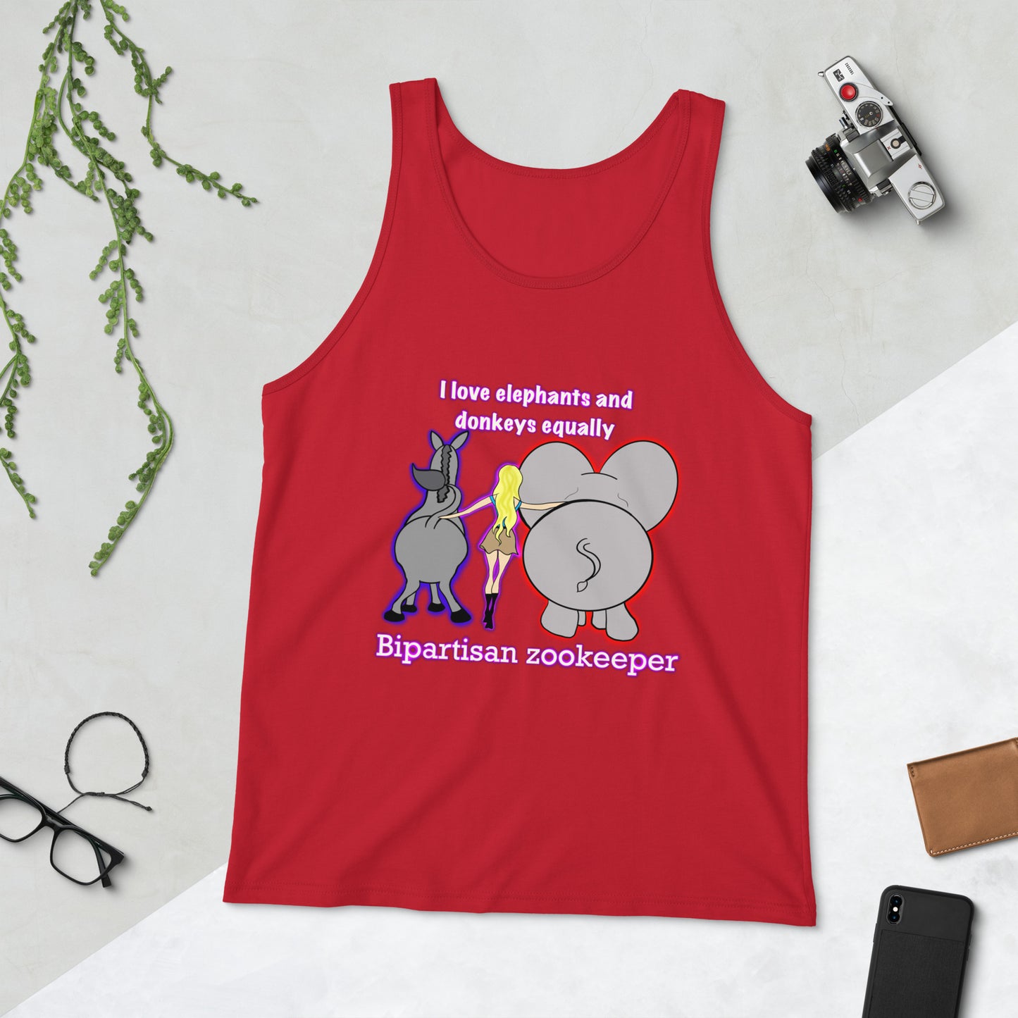 Bipartisan Zookeeper Men's Tank Top