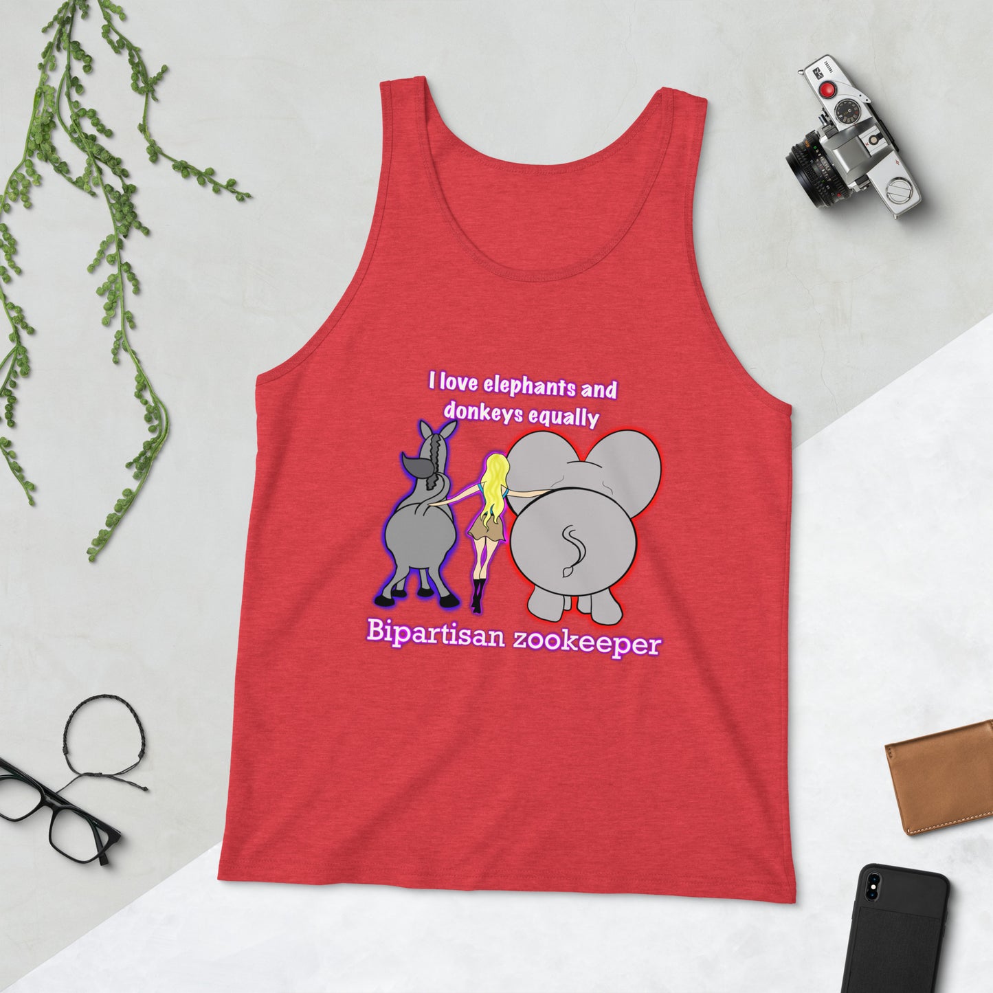Bipartisan Zookeeper Men's Tank Top
