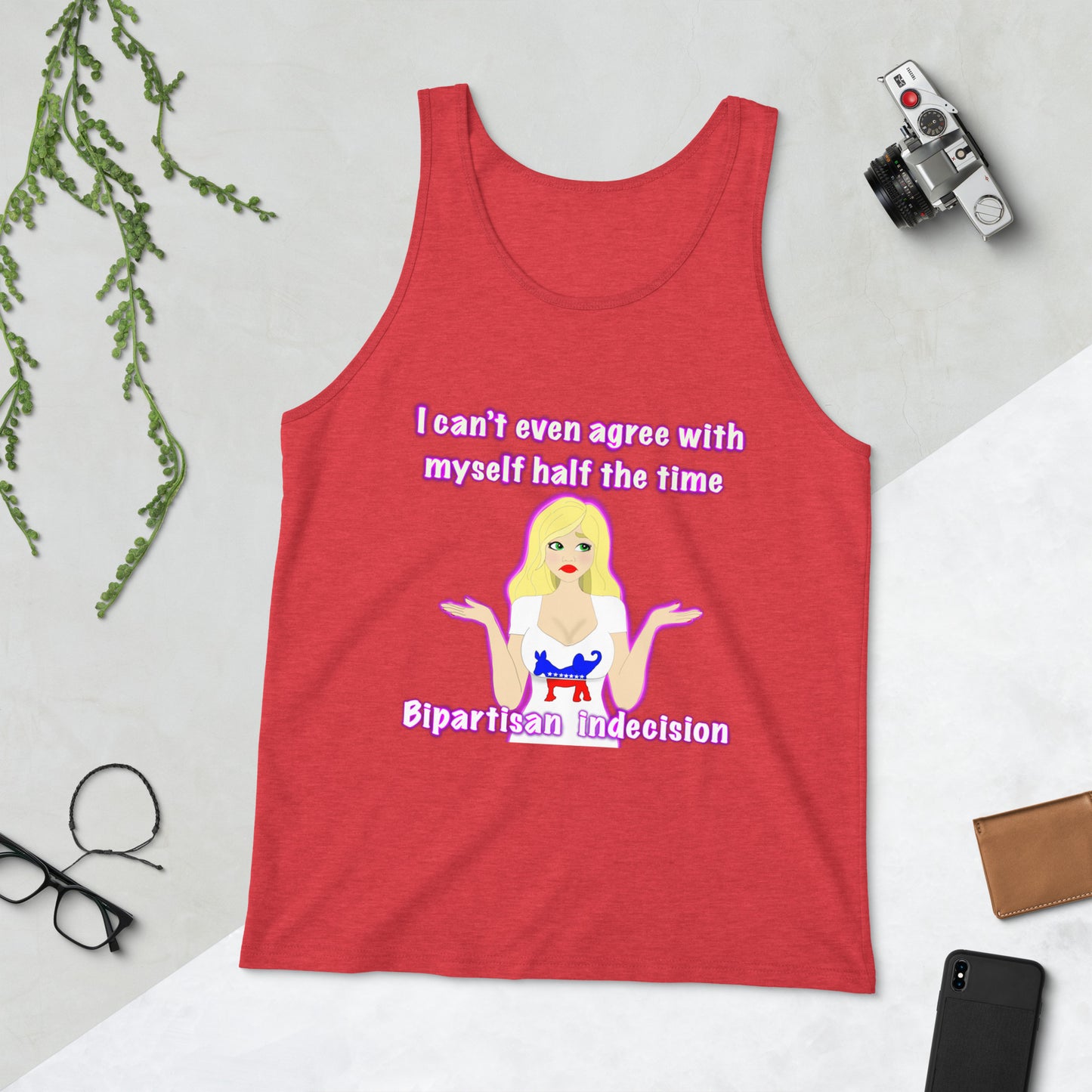 Bipartisan indecision Men's Tank Top