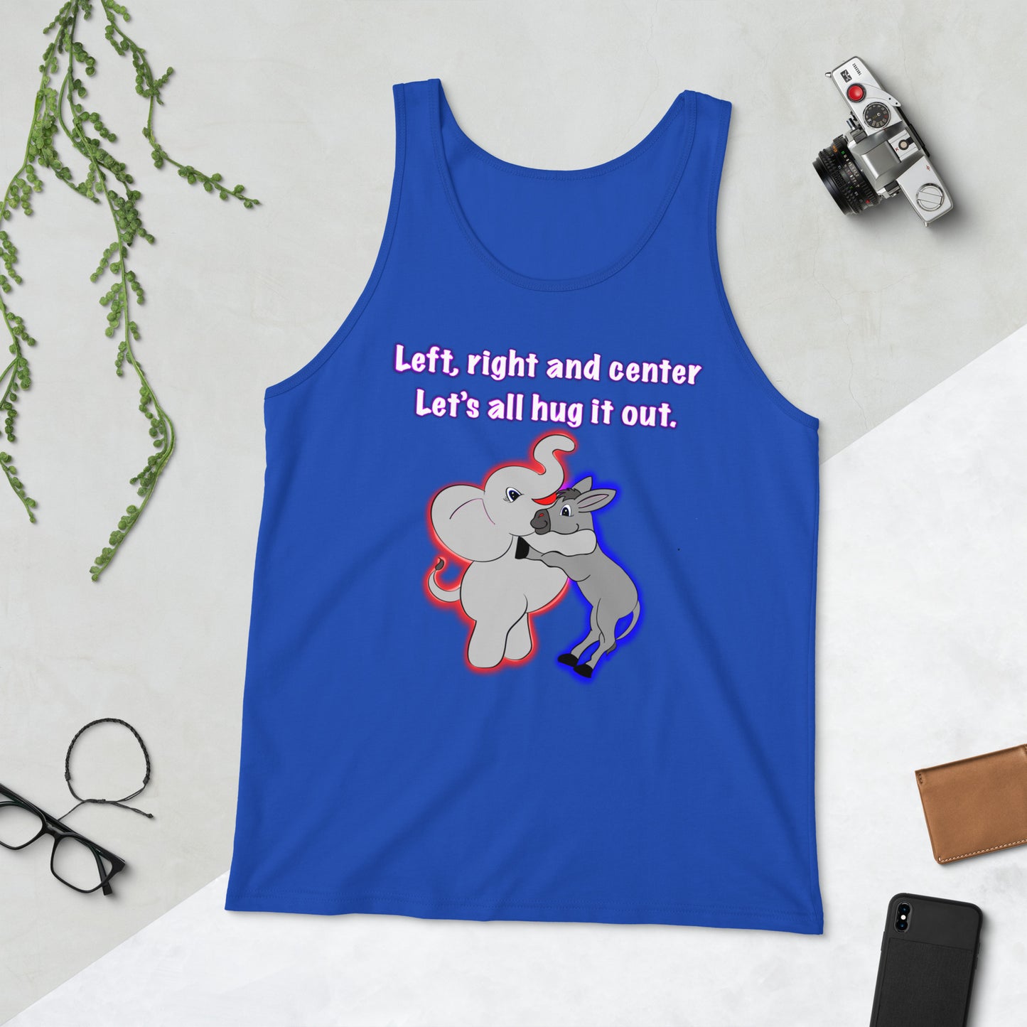 Let's hug it out Men's Tank Top