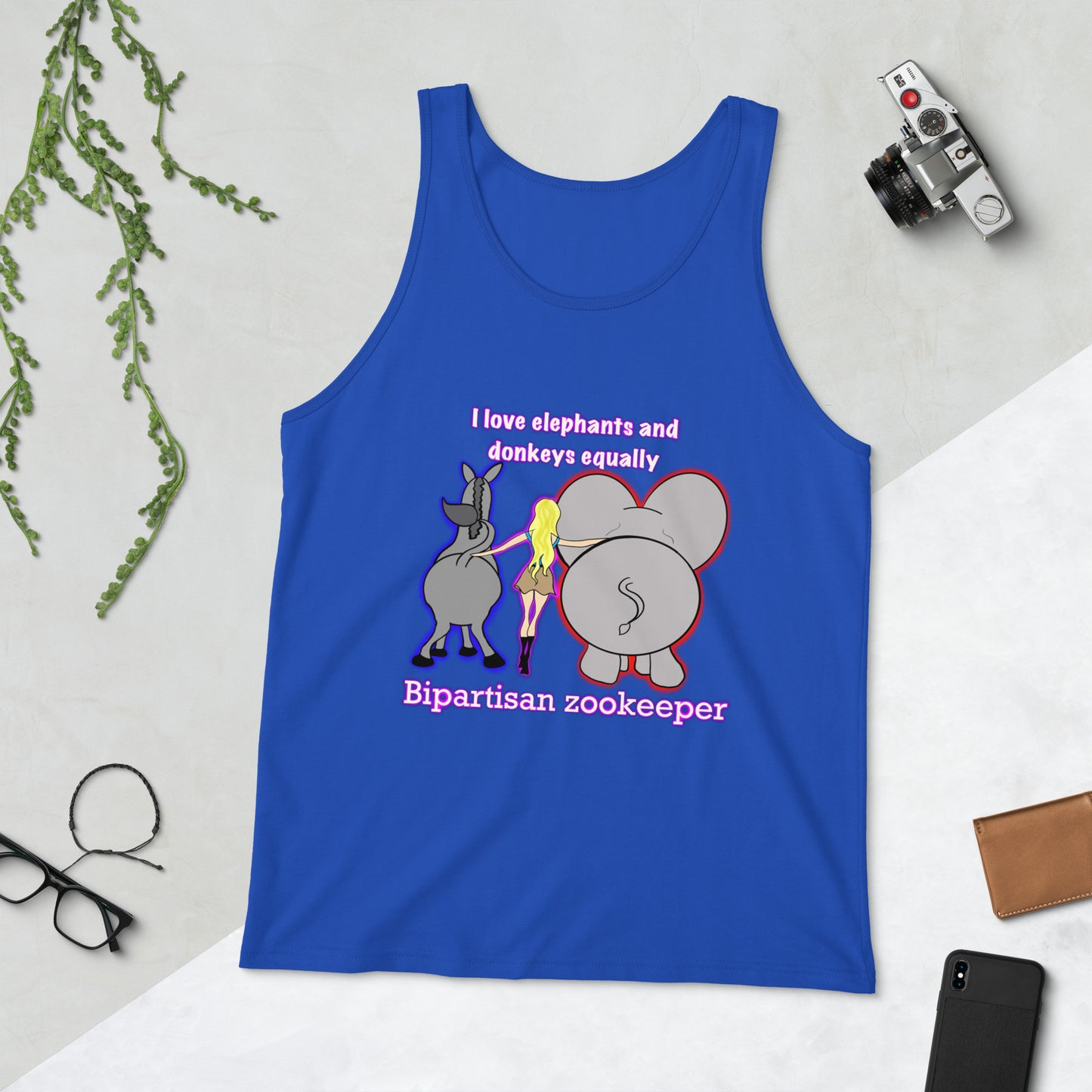 Bipartisan Zookeeper Men's Tank Top