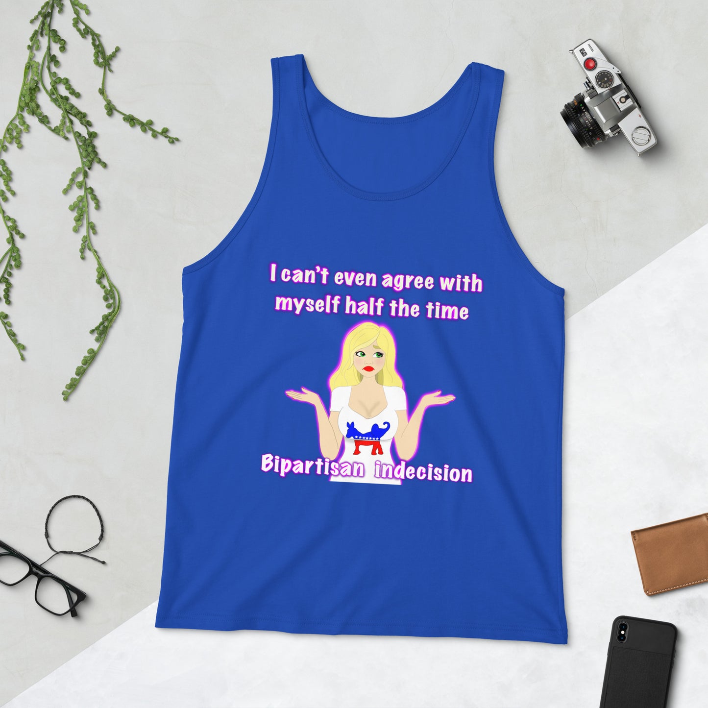 Bipartisan indecision Men's Tank Top