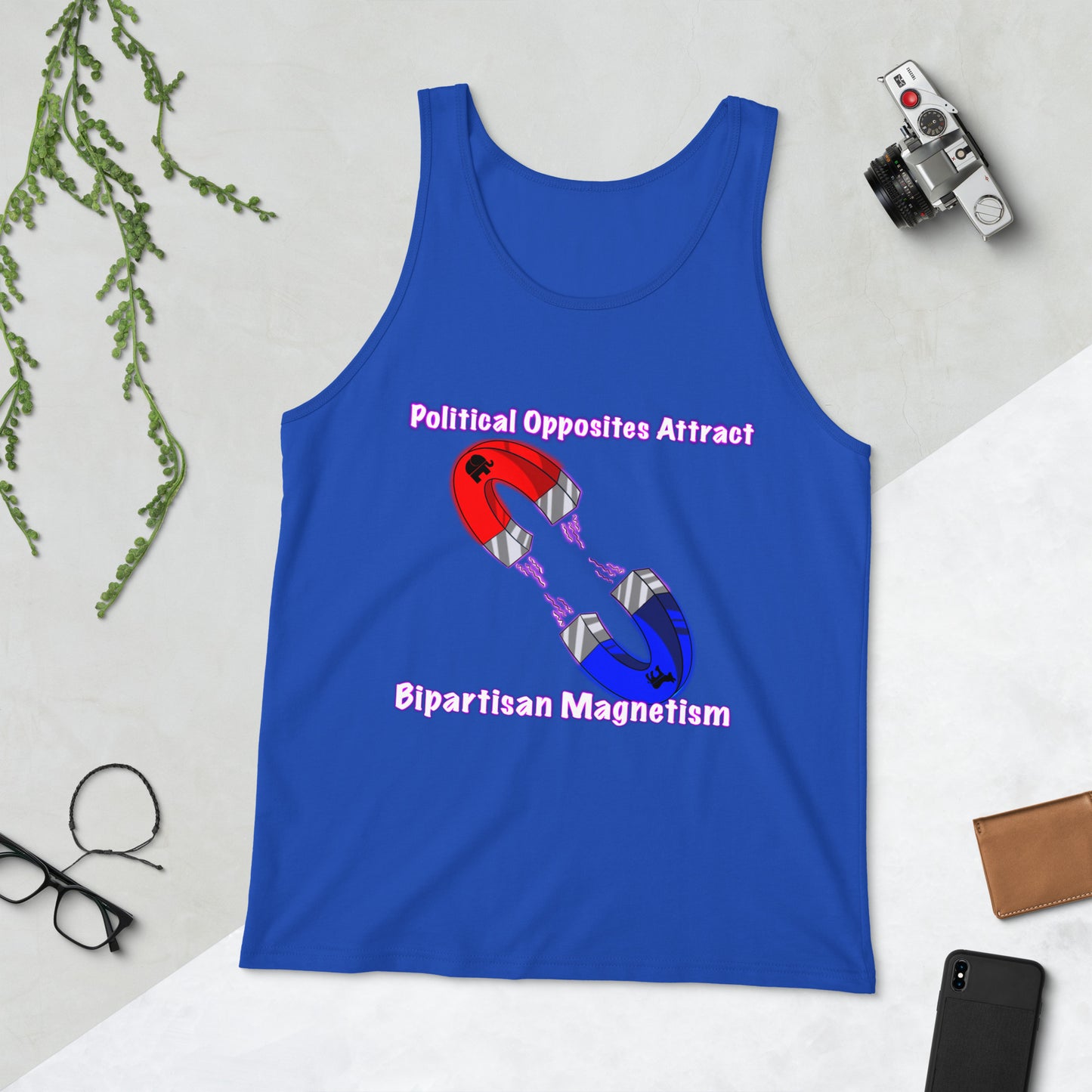 Bipartisan Magnetism Men's Tank Top