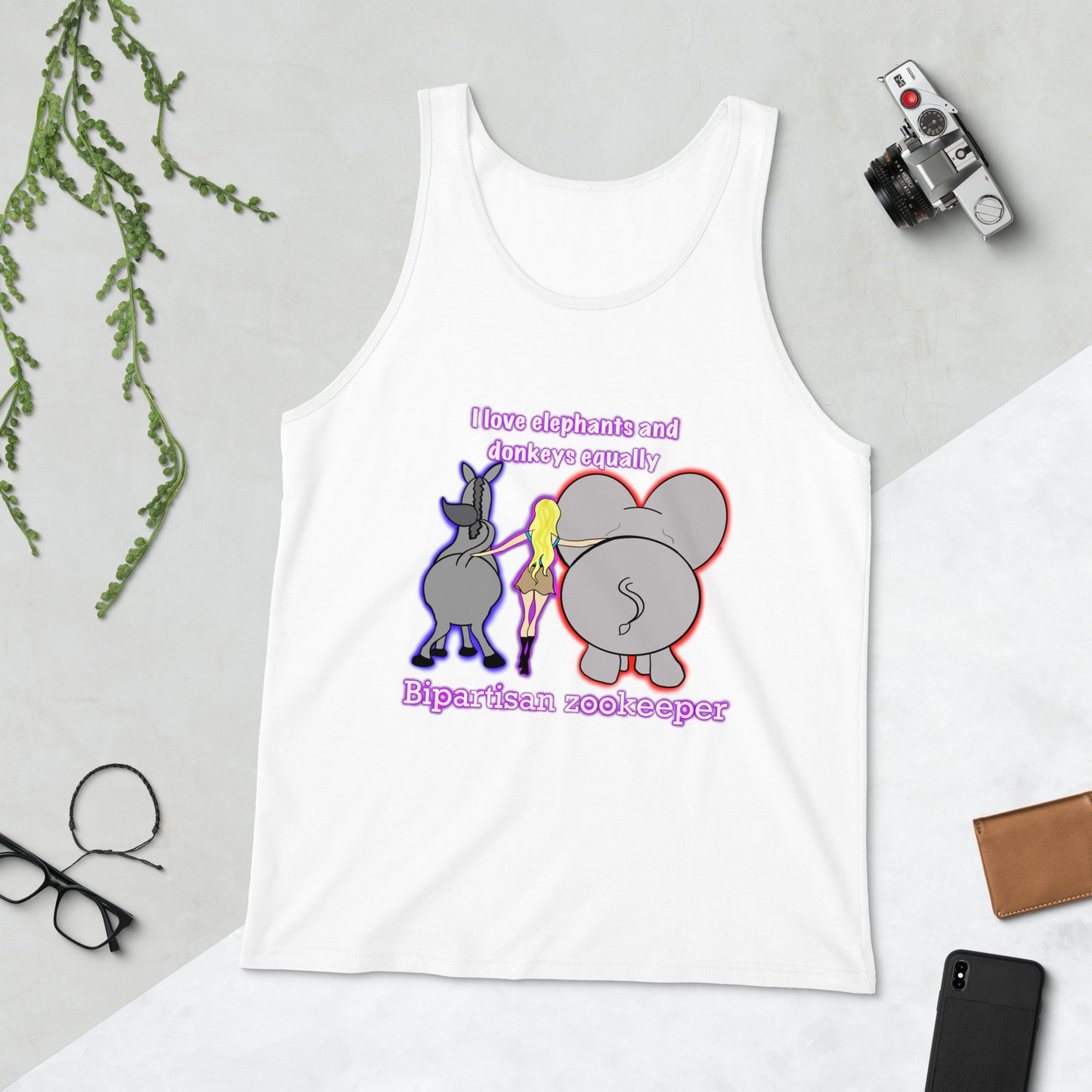 Bipartisan Zookeeper Men's Tank Top