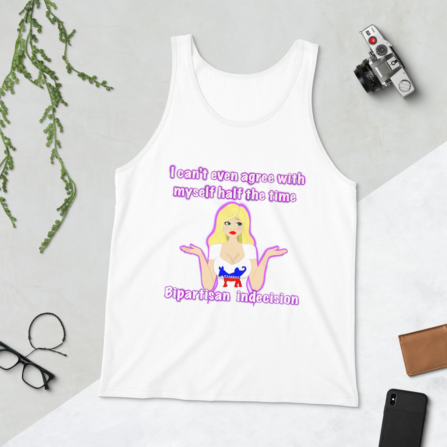 Bipartisan indecision Men's Tank Top