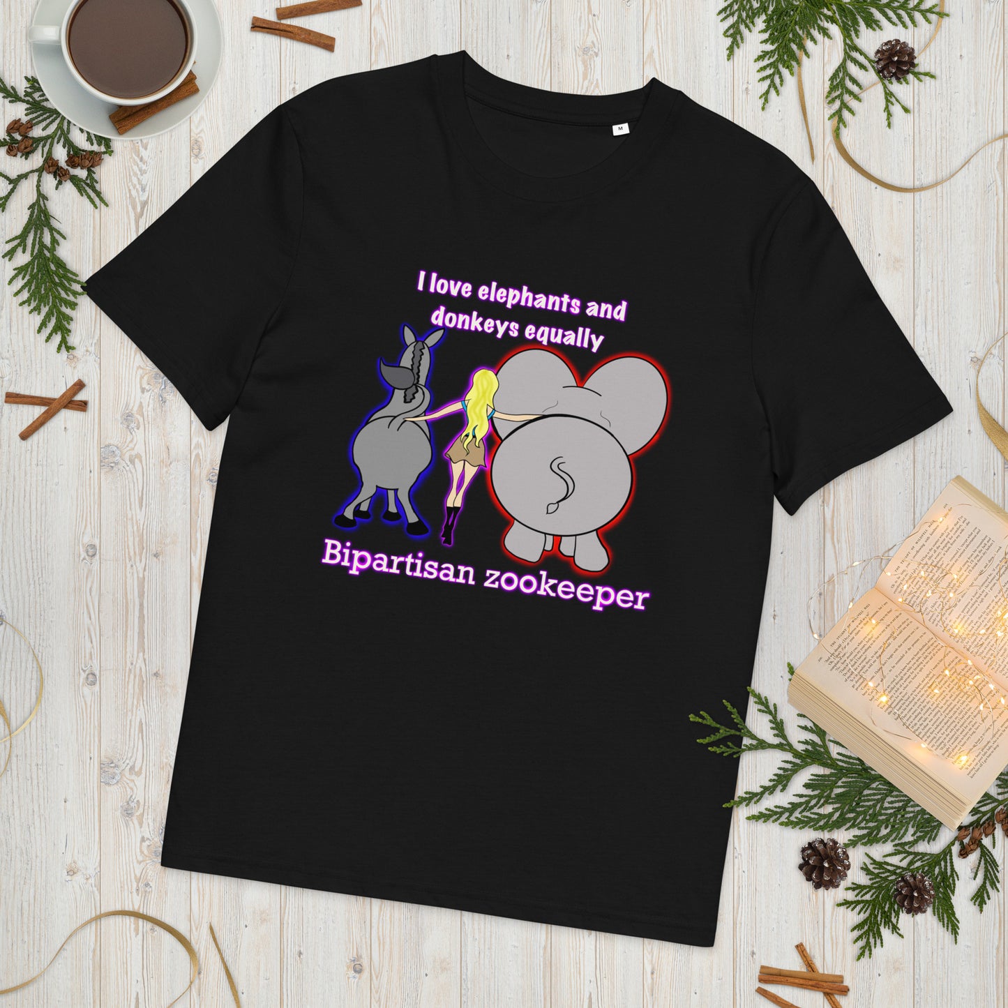 Bipartisan Zookeeper Unisex organic cotton t-shirt