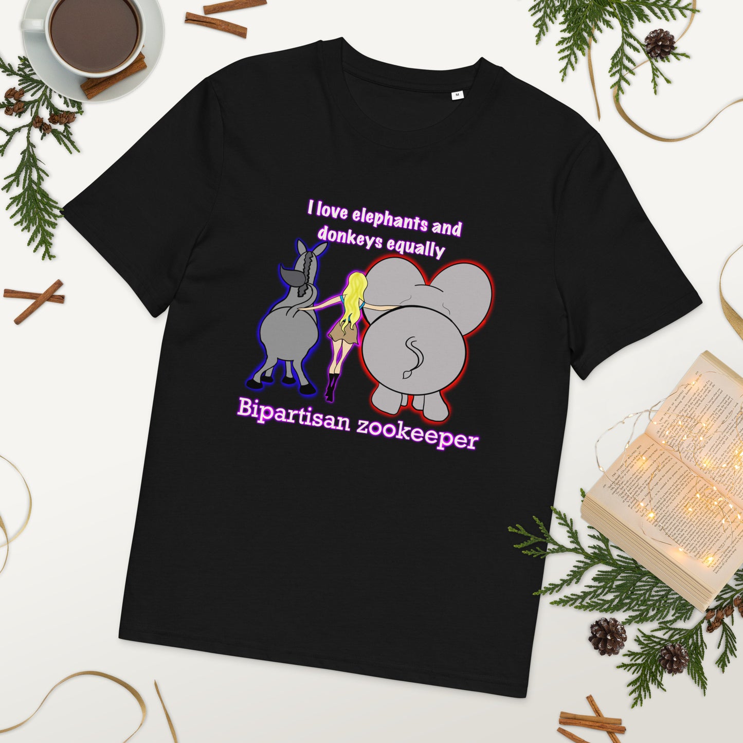 Bipartisan Zookeeper Unisex organic cotton t-shirt