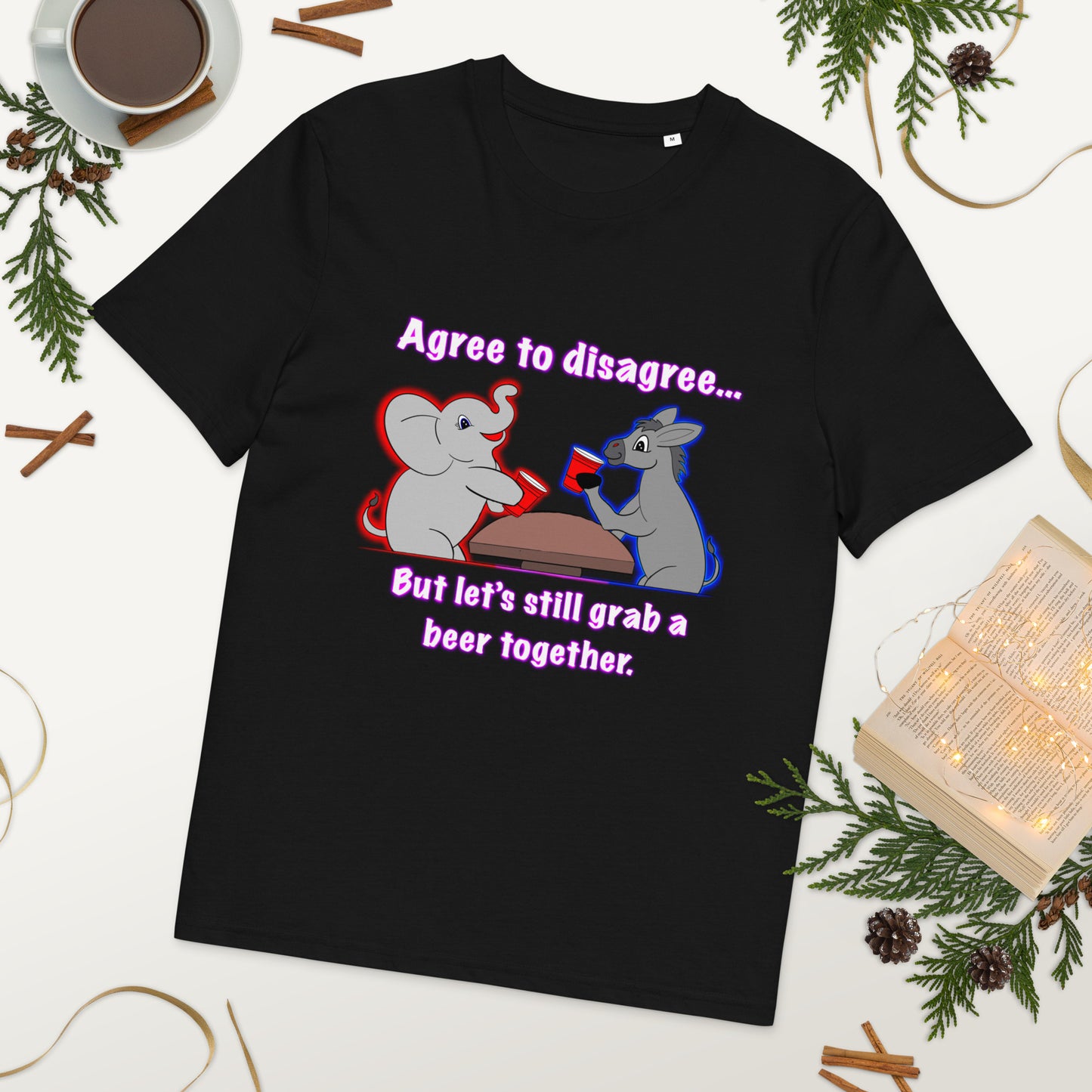 Beer Unisex organic cotton t-shirt