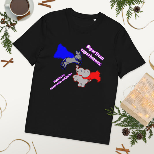 Superhero Unisex organic cotton t-shirt