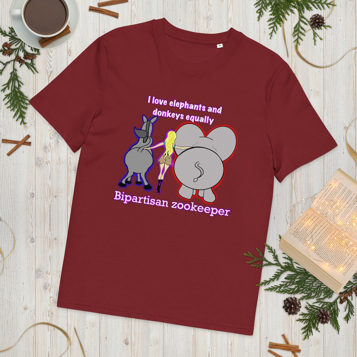 Bipartisan Zookeeper Unisex organic cotton t-shirt