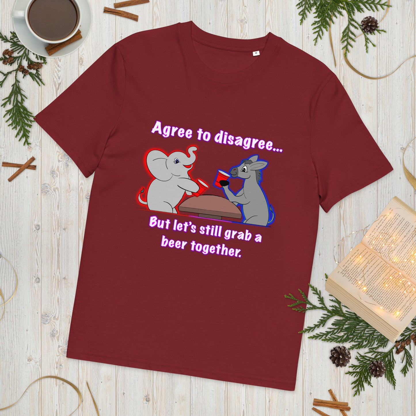 Beer Unisex organic cotton t-shirt