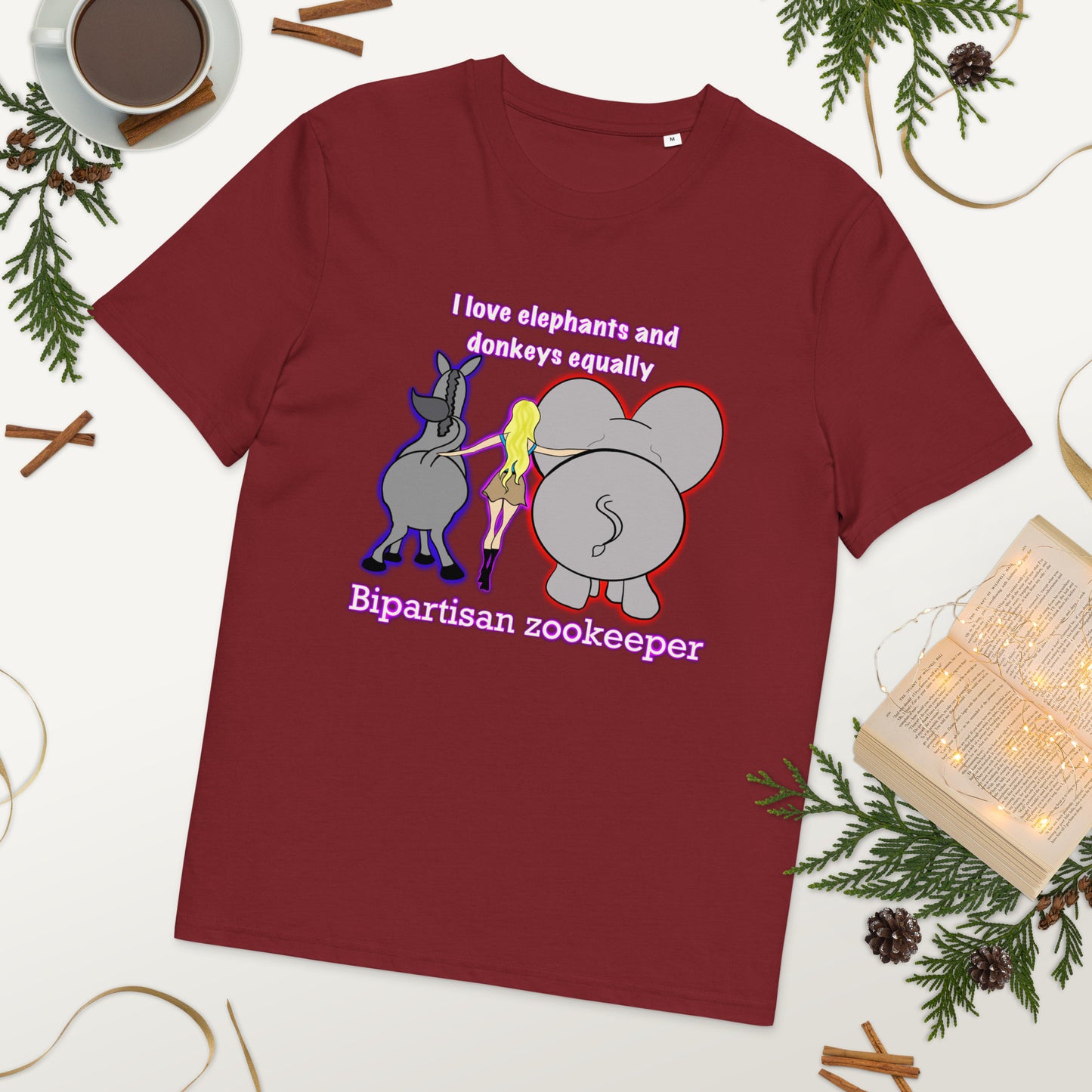 Bipartisan Zookeeper Unisex organic cotton t-shirt