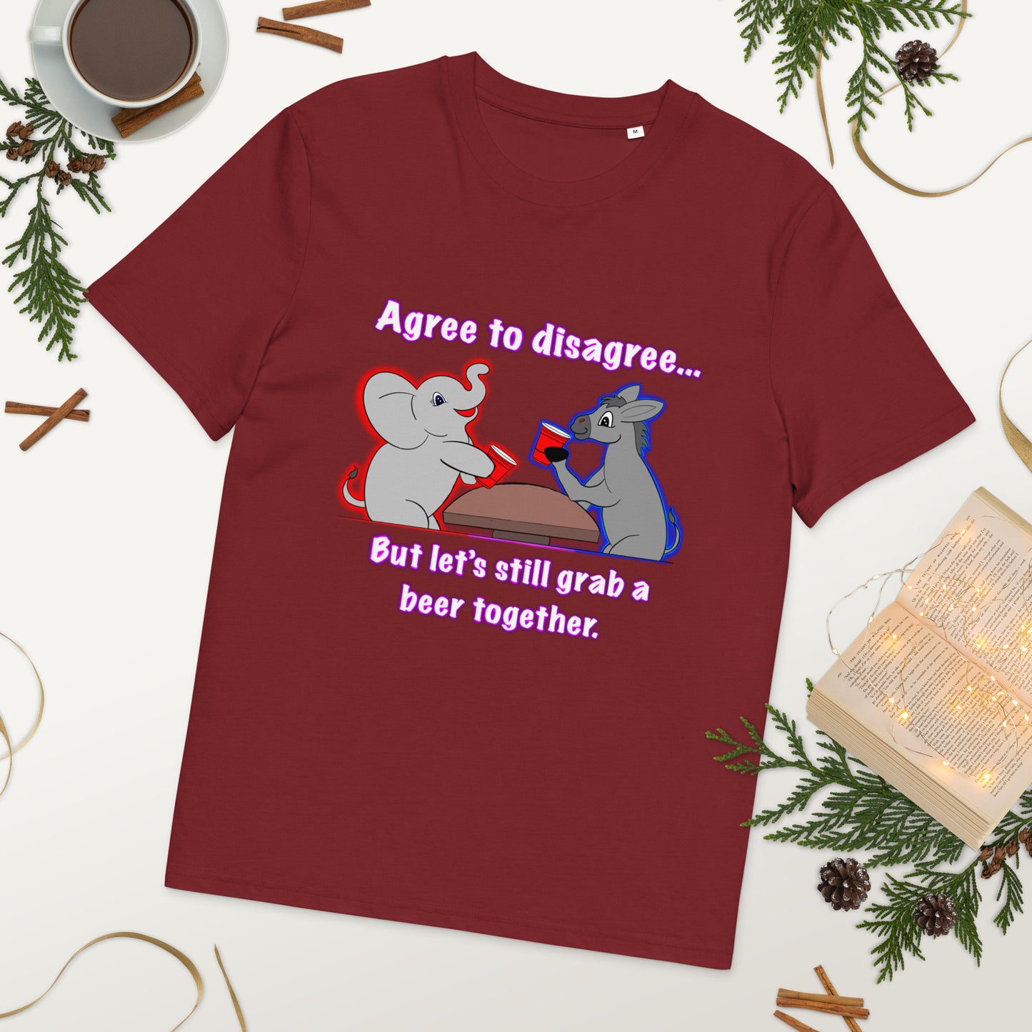 Beer Unisex organic cotton t-shirt
