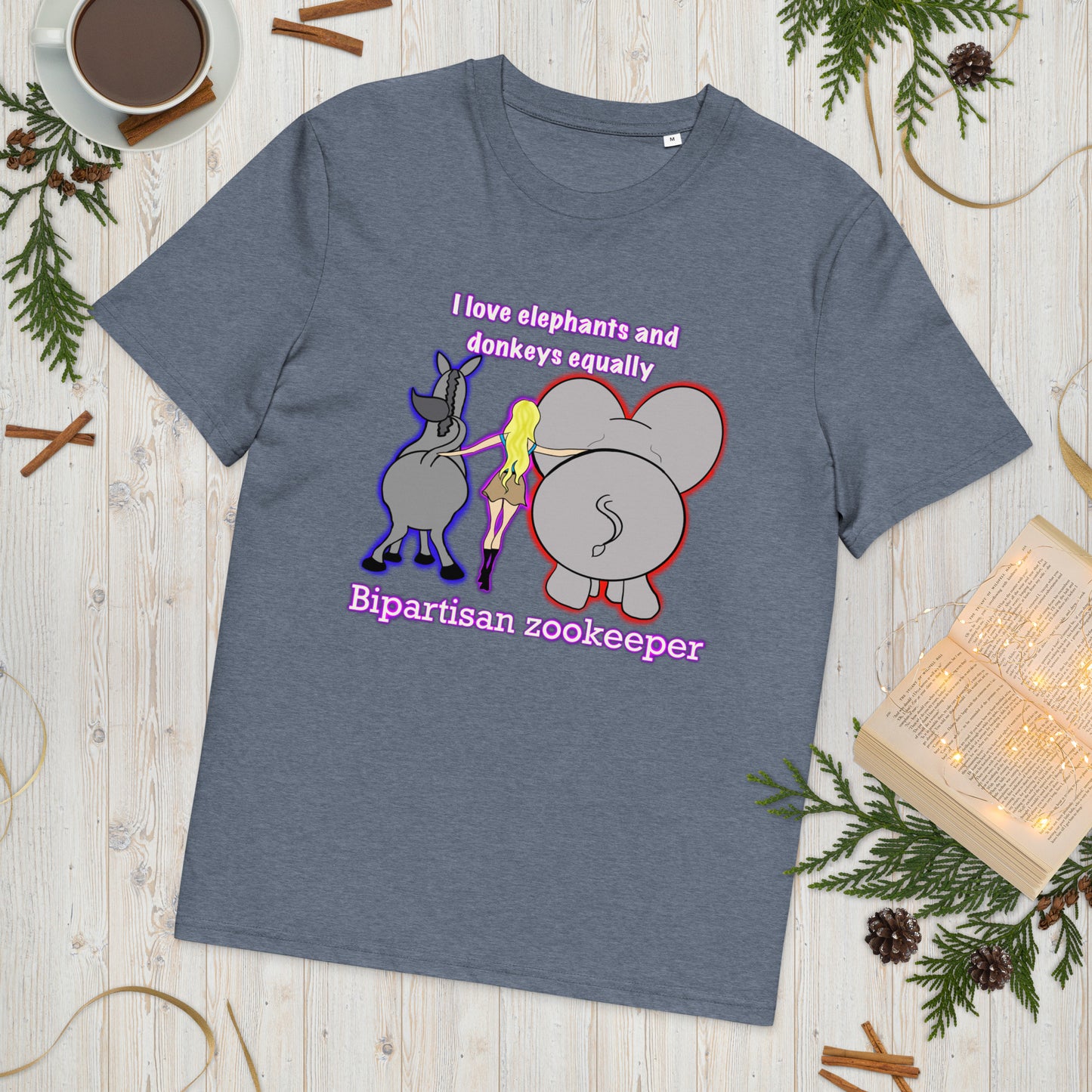 Bipartisan Zookeeper Unisex organic cotton t-shirt