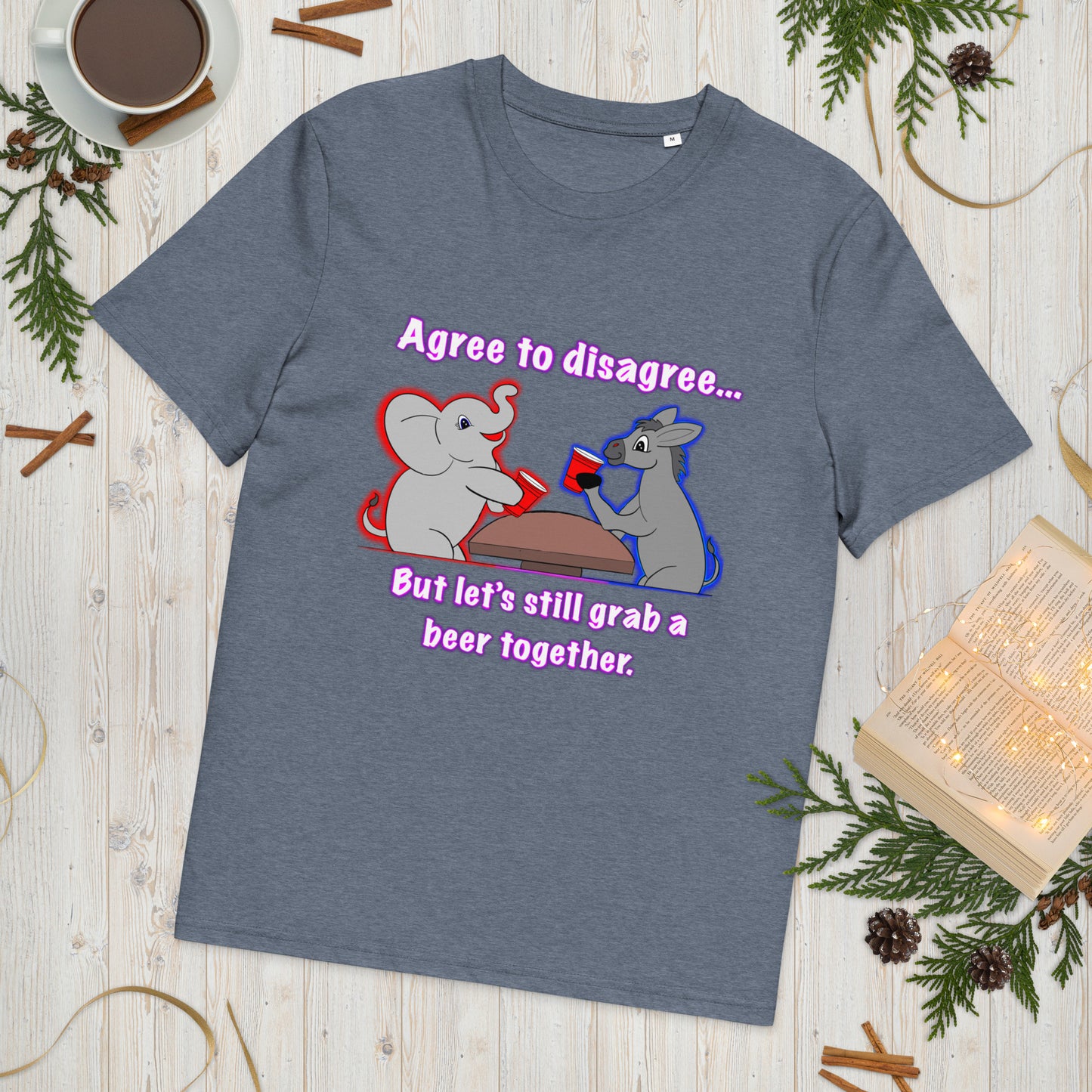 Beer Unisex organic cotton t-shirt