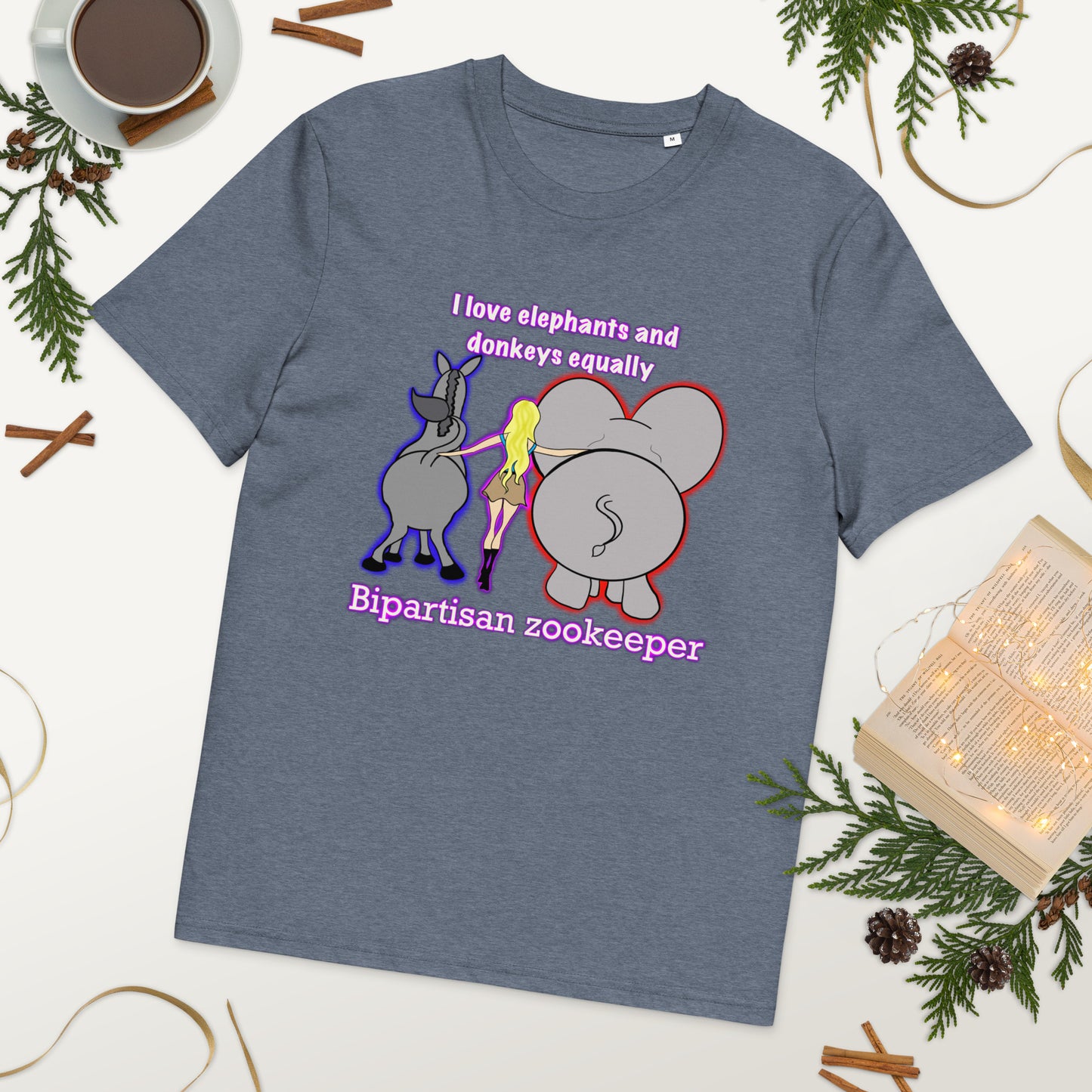 Bipartisan Zookeeper Unisex organic cotton t-shirt