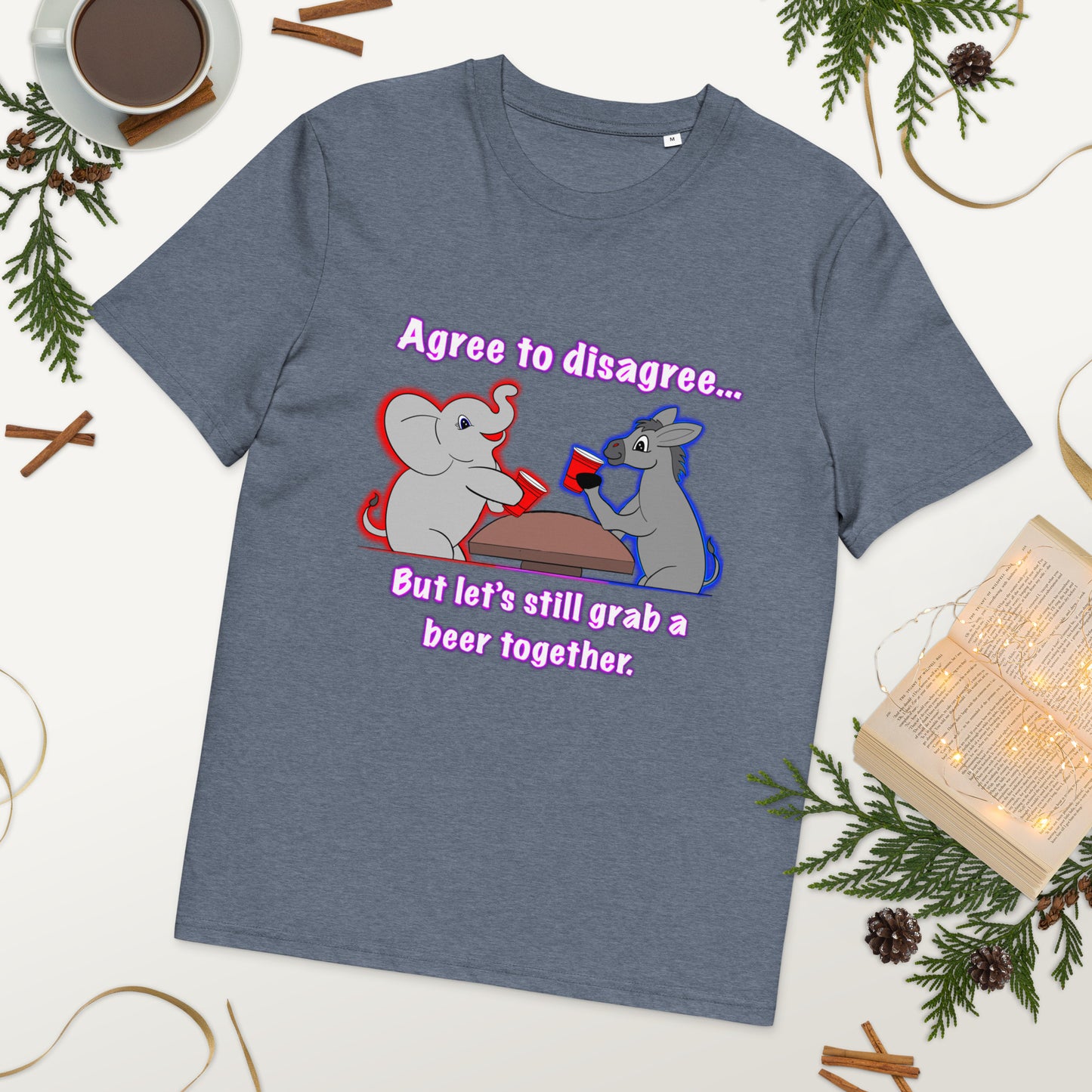 Beer Unisex organic cotton t-shirt