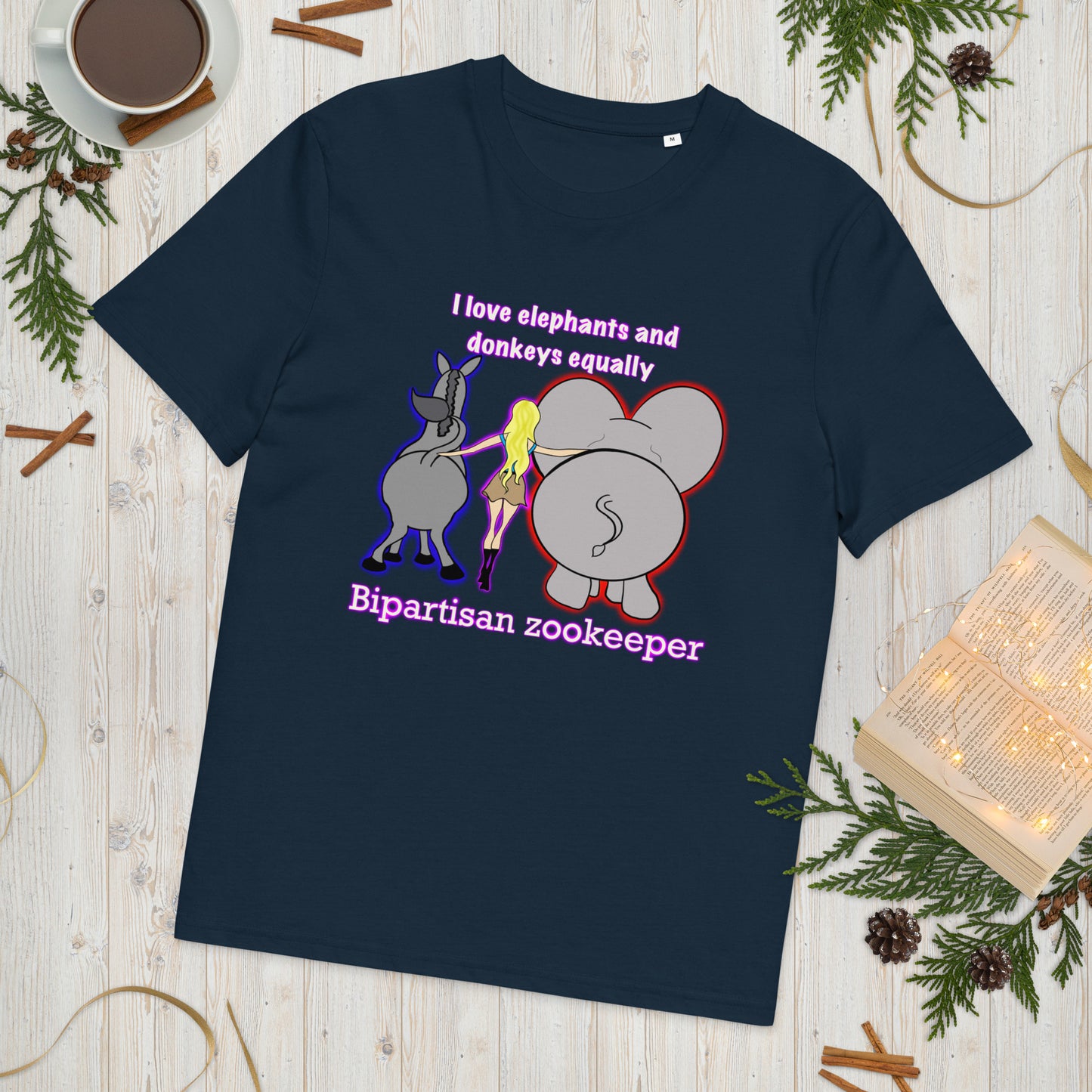 Bipartisan Zookeeper Unisex organic cotton t-shirt