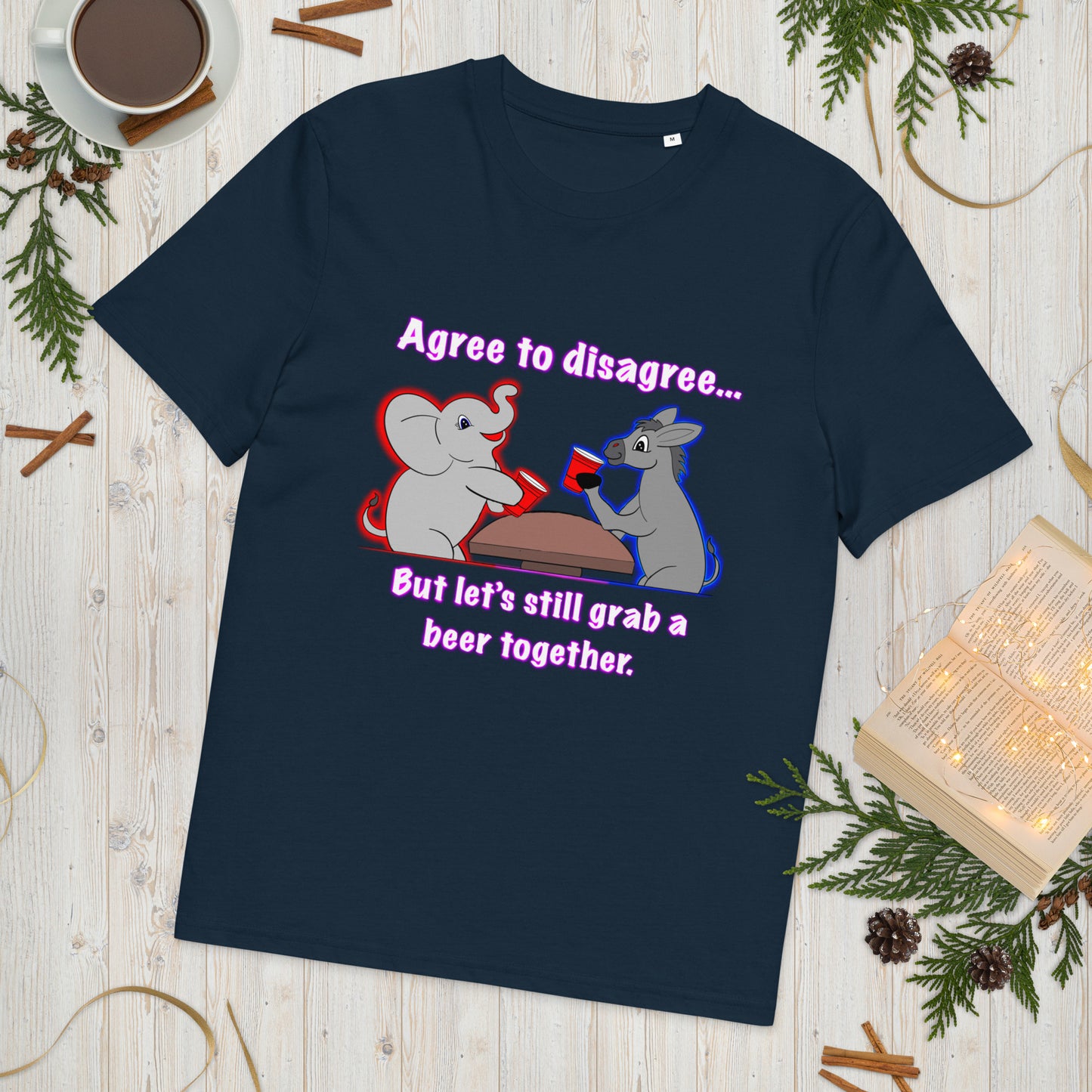 Beer Unisex organic cotton t-shirt