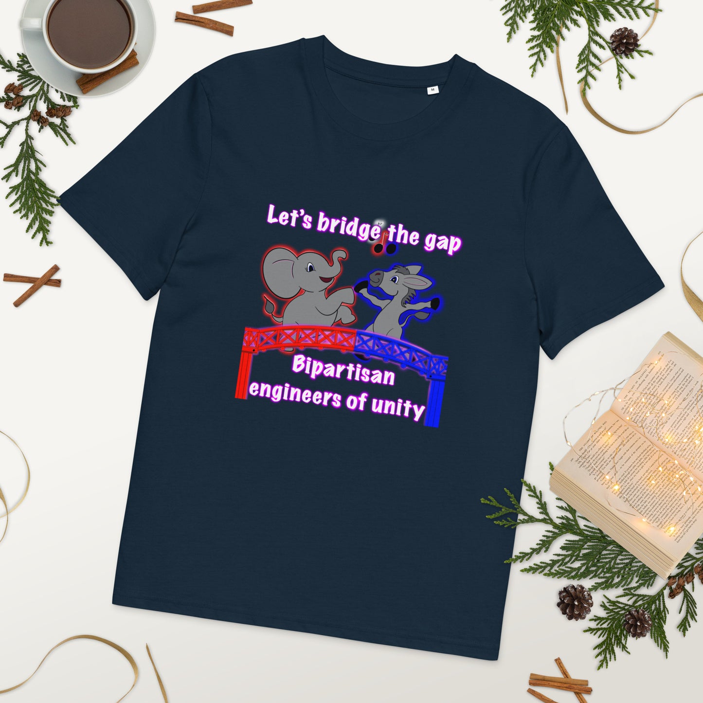 Bridge the gap Unisex organic cotton t-shirt