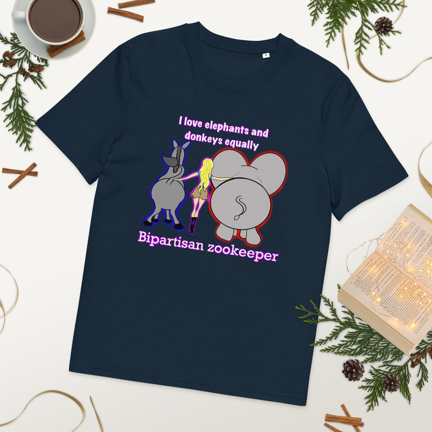 Bipartisan Zookeeper Unisex organic cotton t-shirt