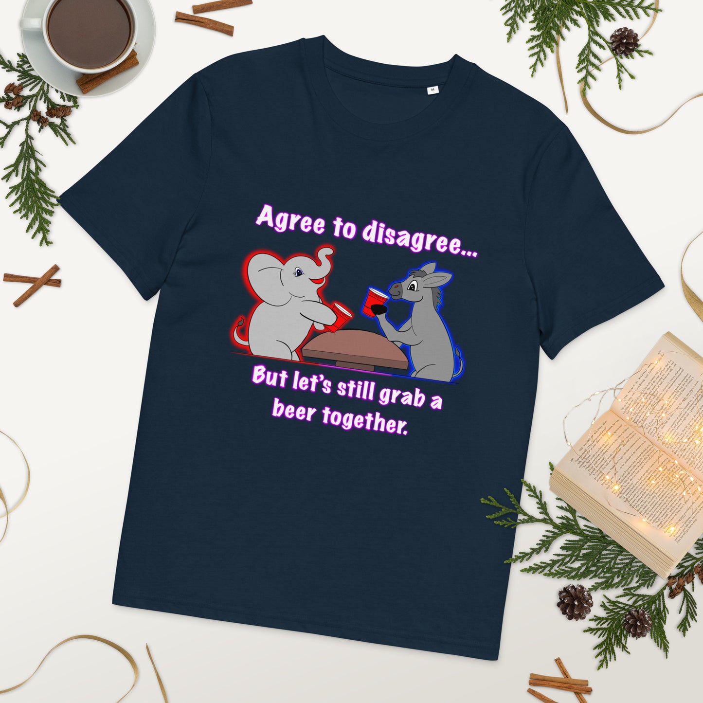 Beer Unisex organic cotton t-shirt