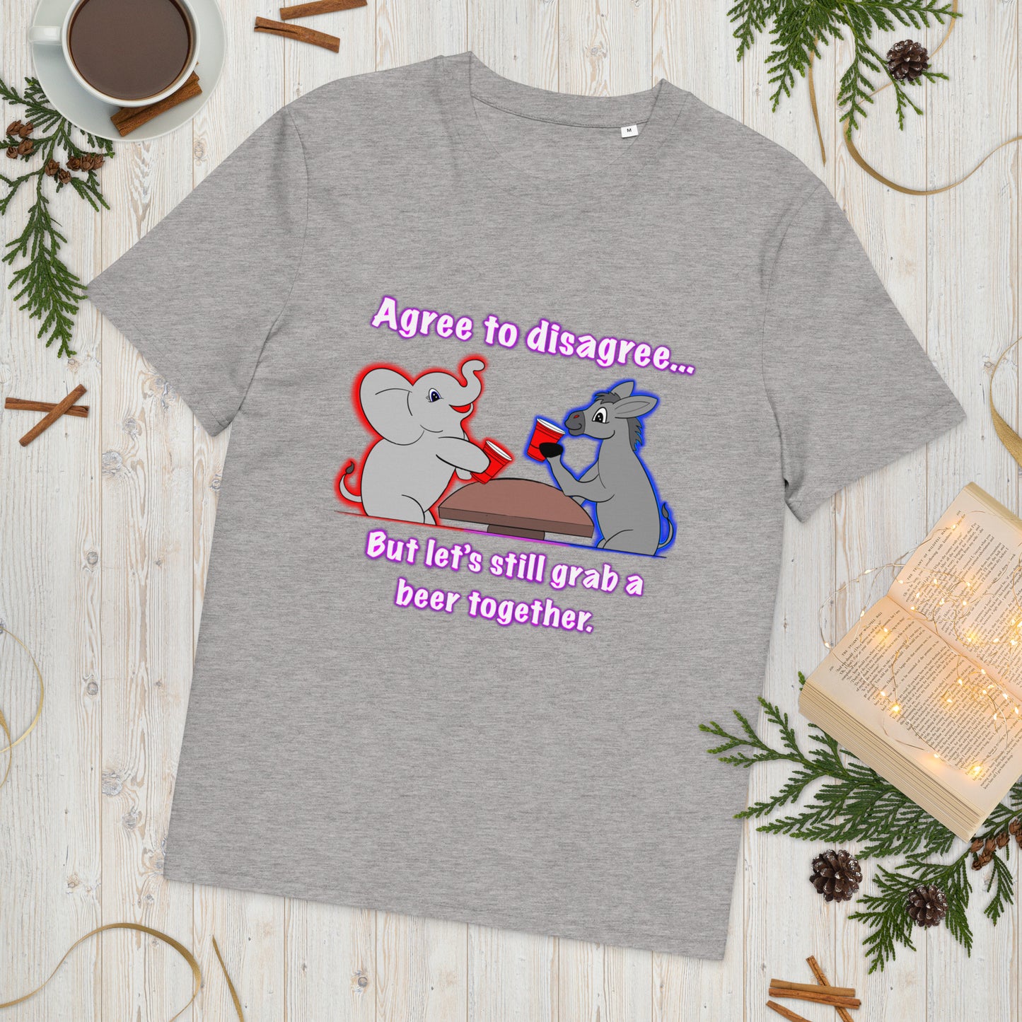 Beer Unisex organic cotton t-shirt