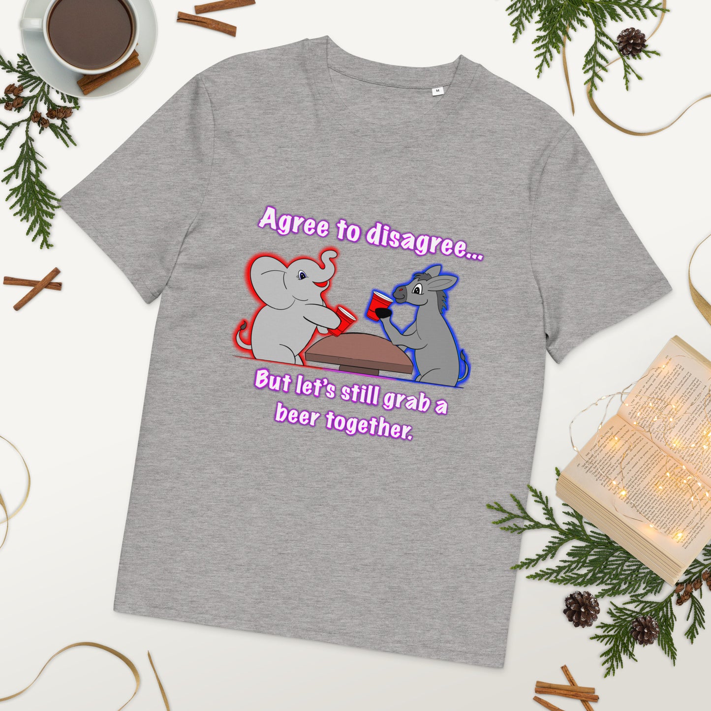 Beer Unisex organic cotton t-shirt