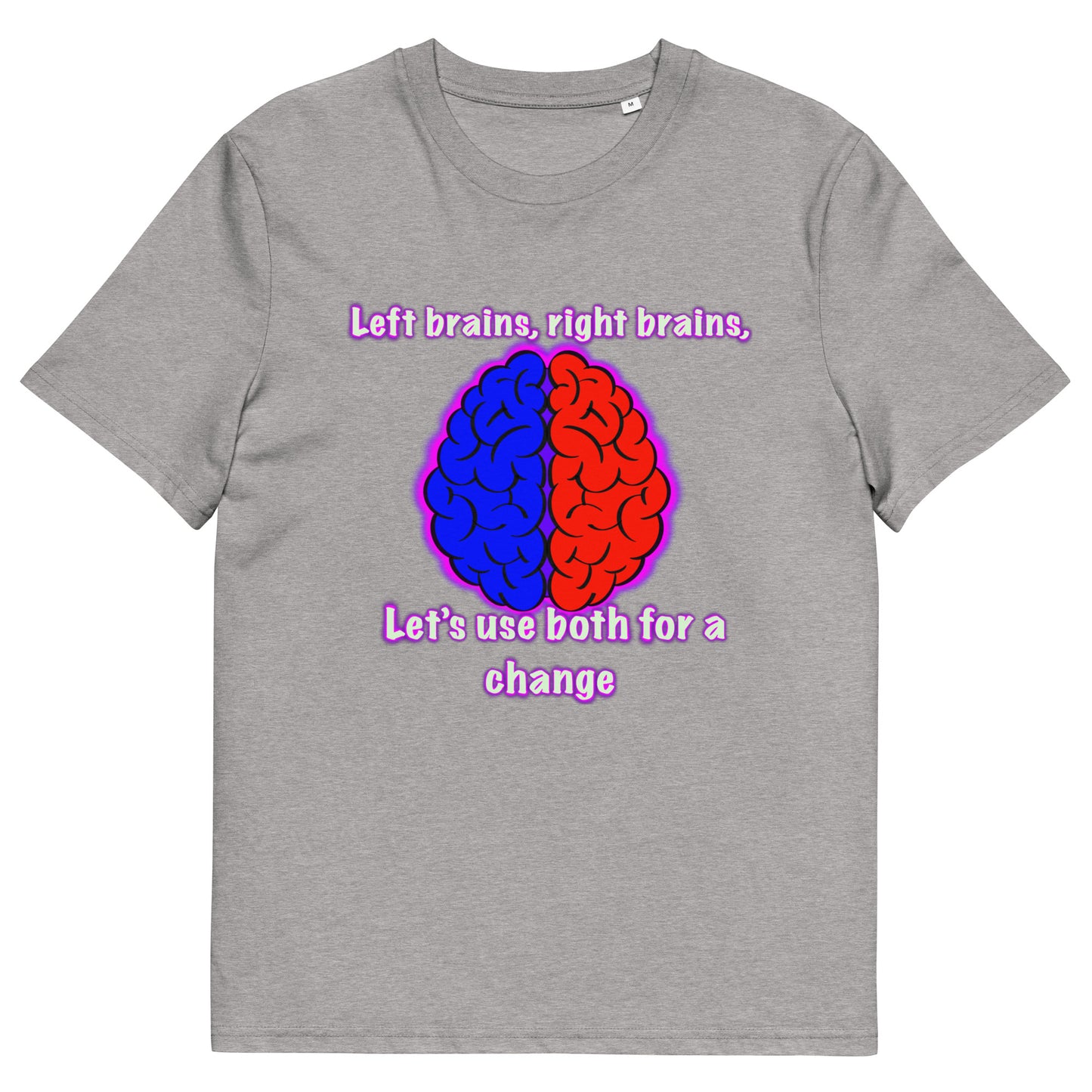 Let's use both Unisex organic cotton t-shirt