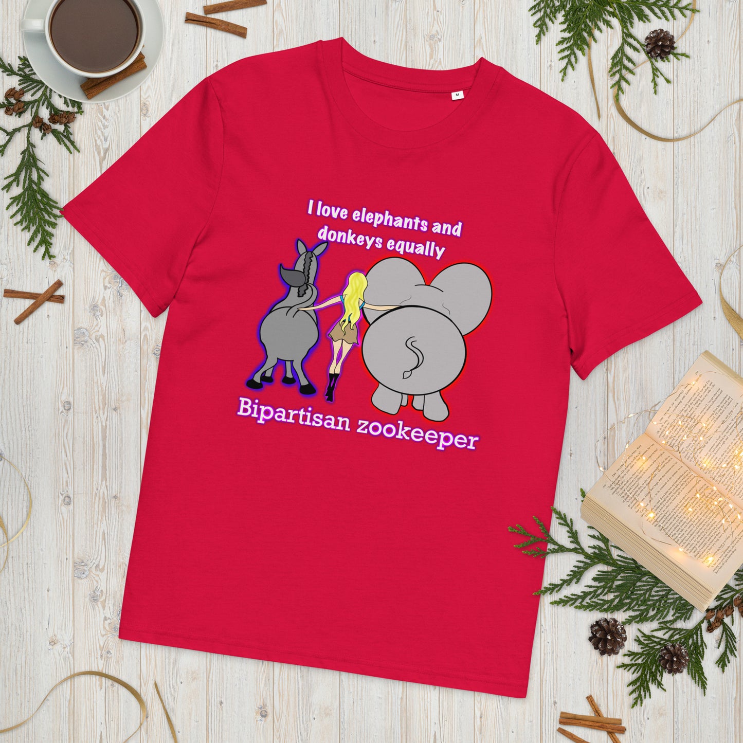 Bipartisan Zookeeper Unisex organic cotton t-shirt