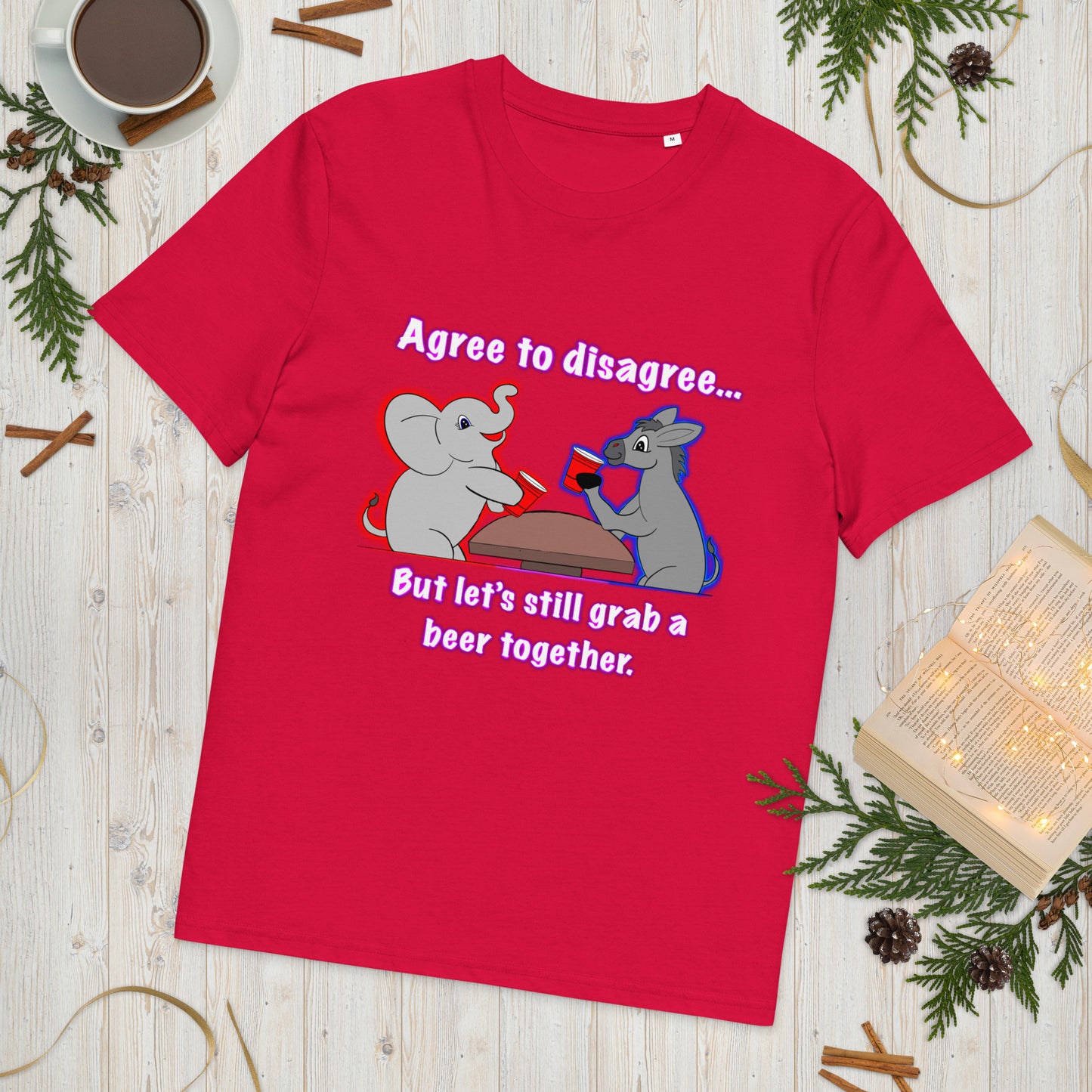 Beer Unisex organic cotton t-shirt