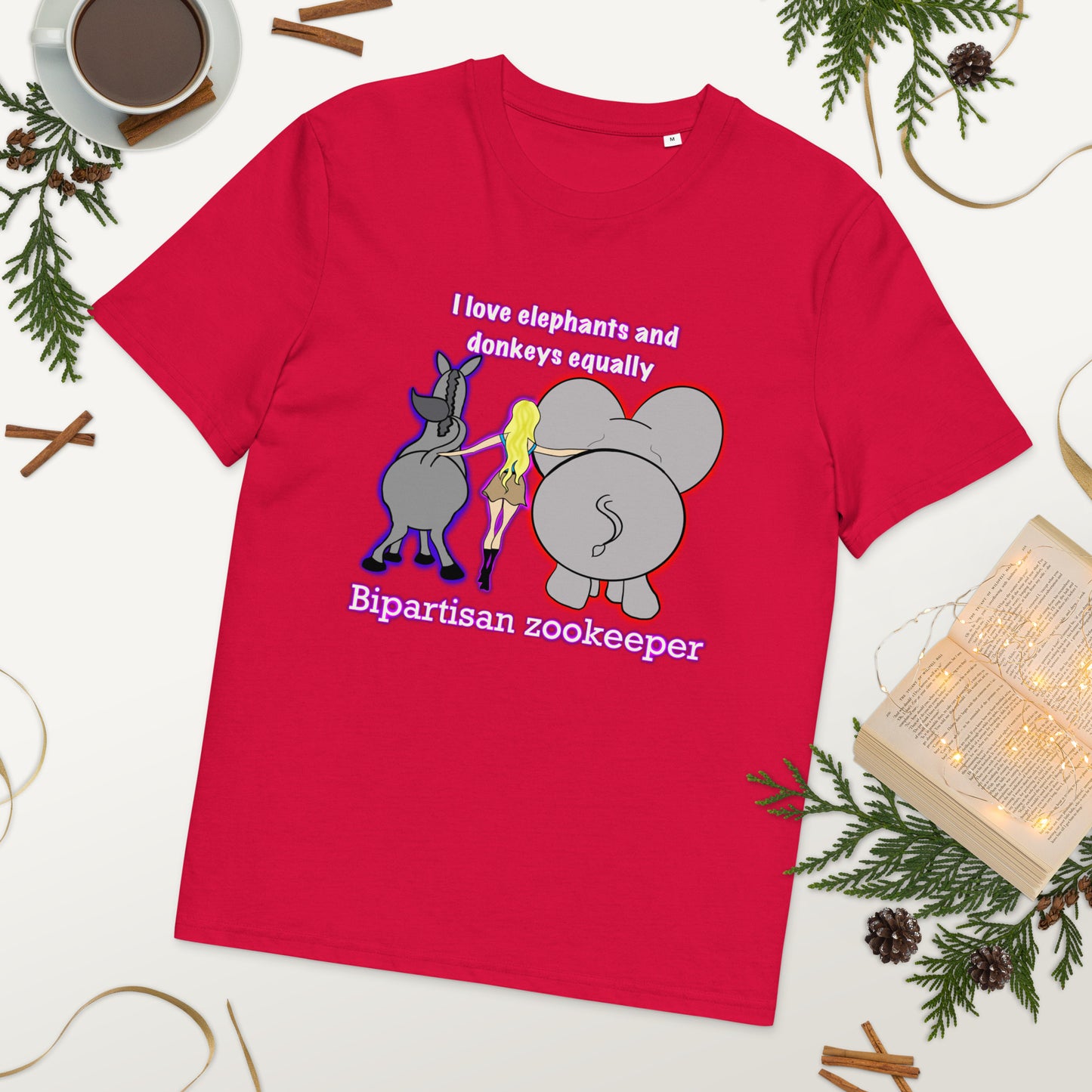 Bipartisan Zookeeper Unisex organic cotton t-shirt