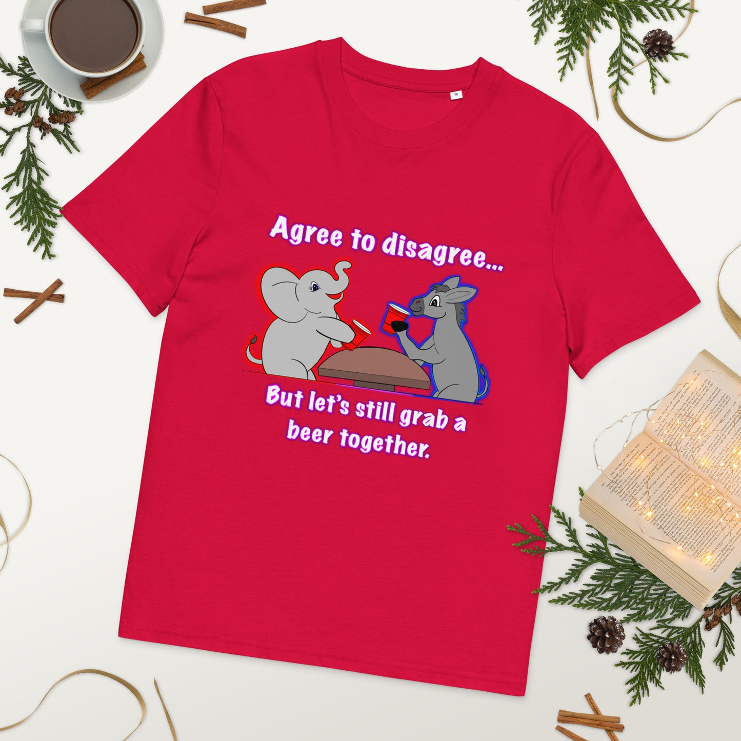 Beer Unisex organic cotton t-shirt