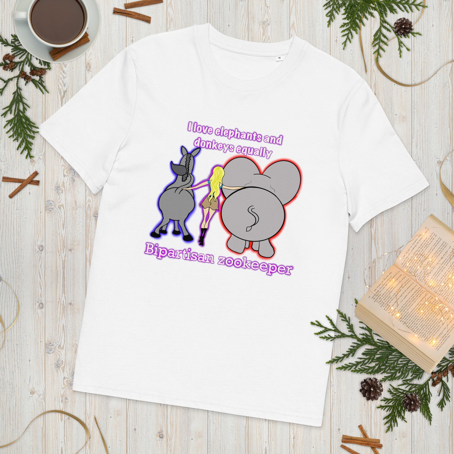 Bipartisan Zookeeper Unisex organic cotton t-shirt