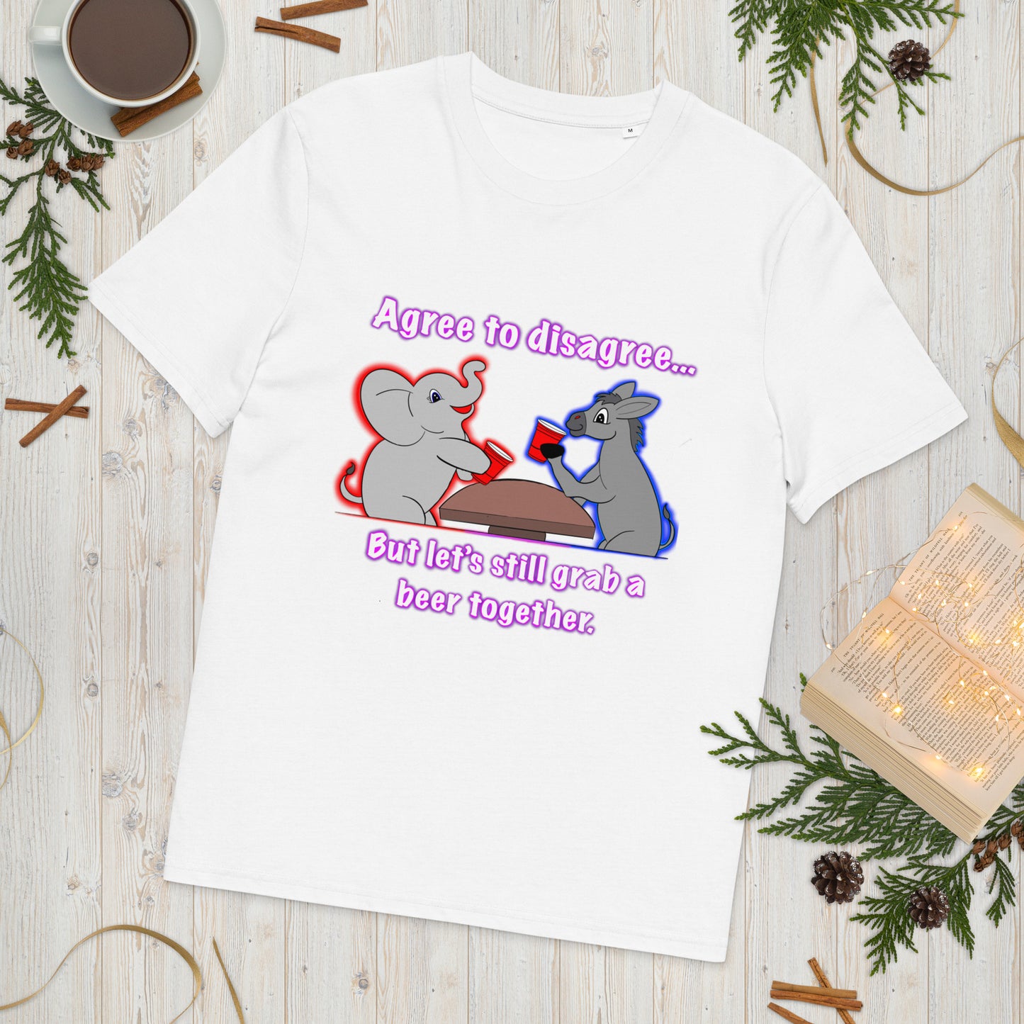 Beer Unisex organic cotton t-shirt
