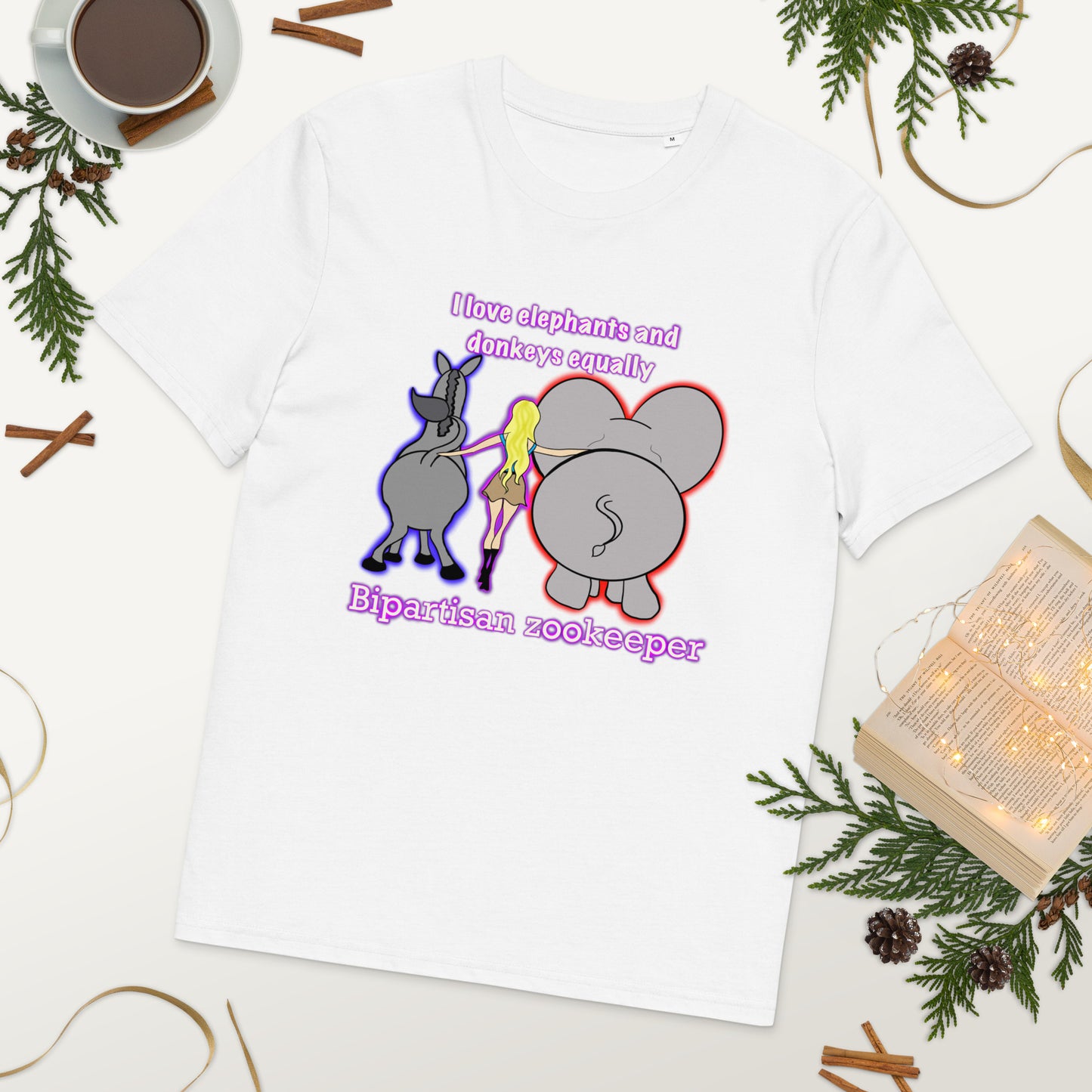 Bipartisan Zookeeper Unisex organic cotton t-shirt