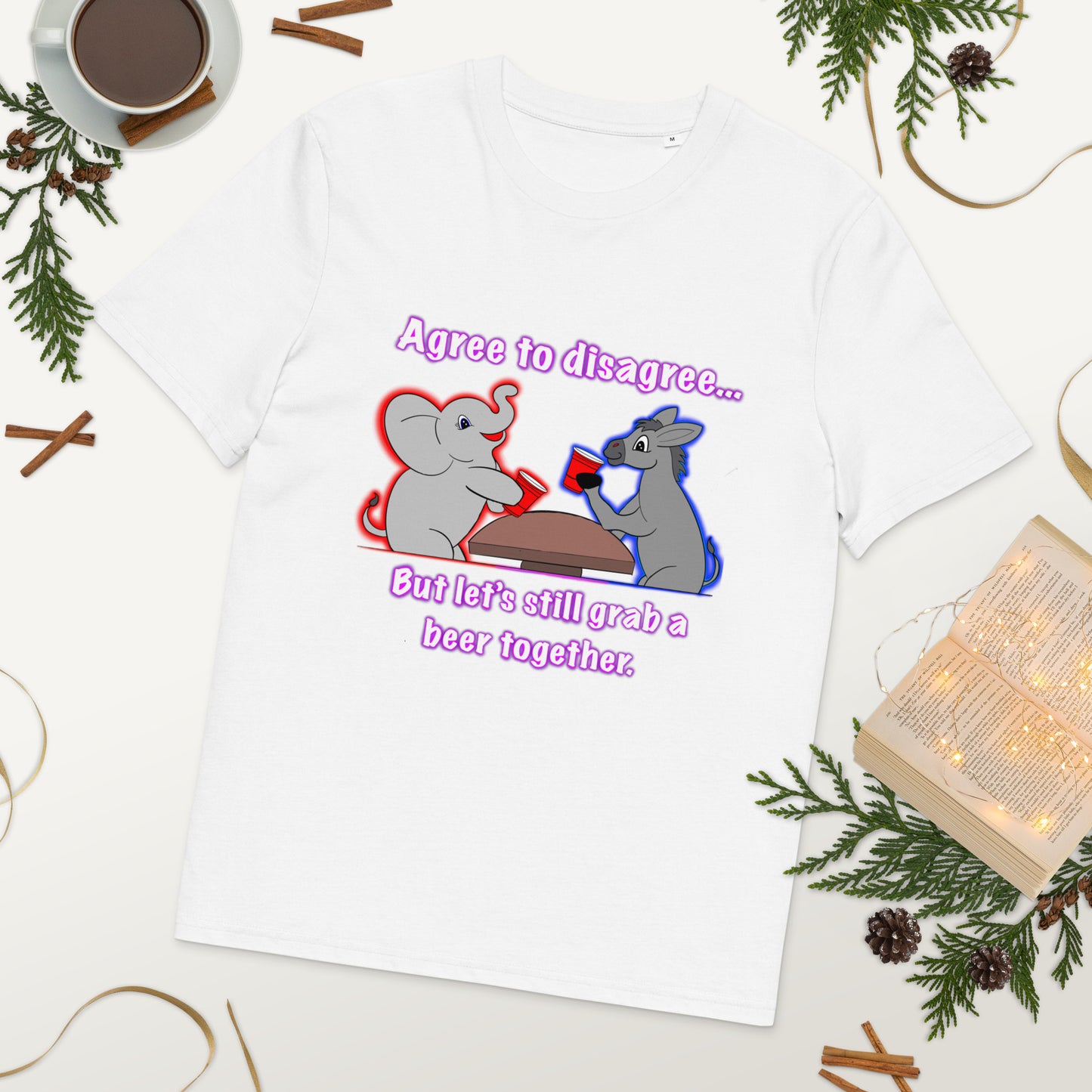 Beer Unisex organic cotton t-shirt